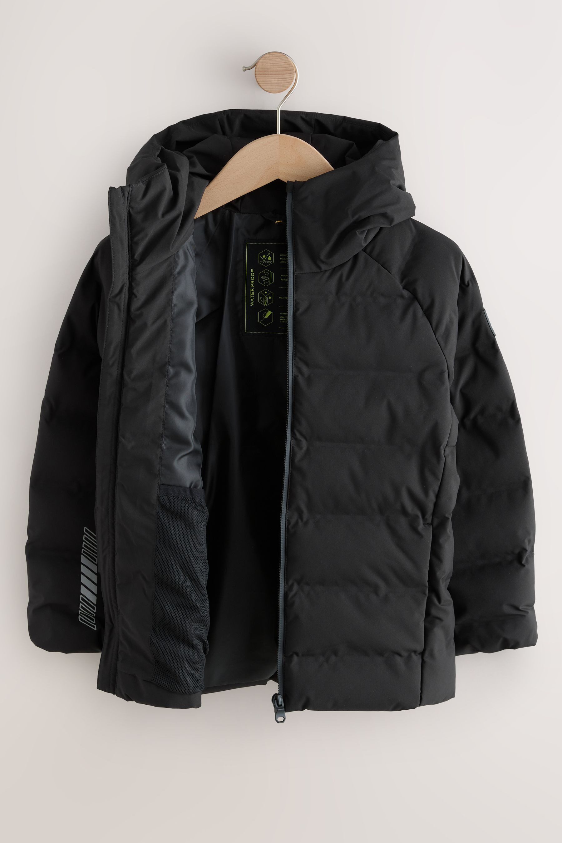 Next Funktionsmantel Wasserdichte, mittelschwere Kapuzenjacke (1-tlg)