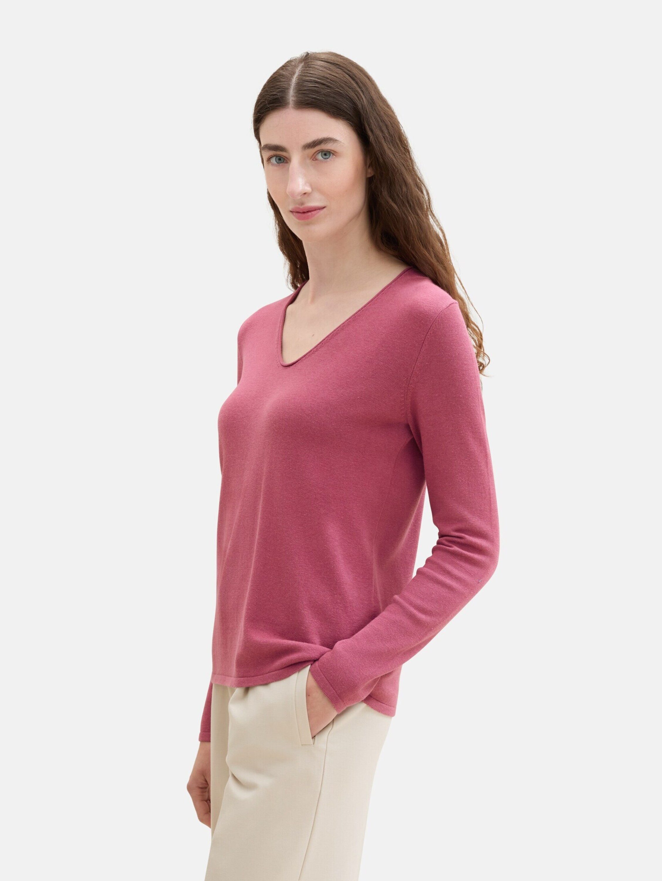 TOM TAILOR Strickpullover (1-tlg) Plain/ohne Details