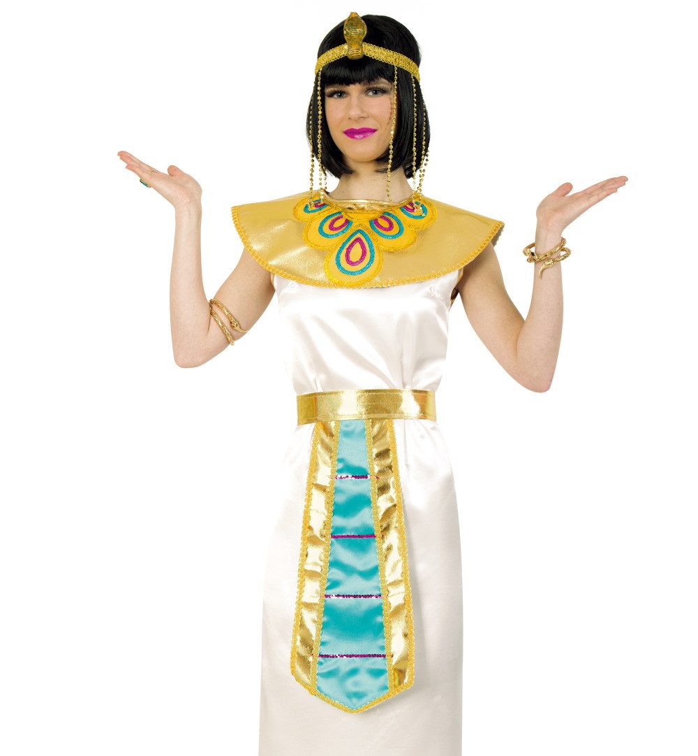 Fries Kostüm 2-tlg Cleopatra Set Kragen & Gürtel Karneval Fasching Halloween Party, Hohe Qualität