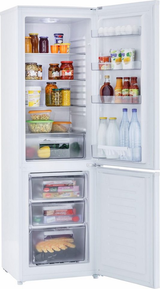 Kühl Gefrierkombination No Frost 55 Cm Breit exquisit Kühl-/Gefrierkombination KGC25070-1A, 180 cm hoch, 55,4 cm