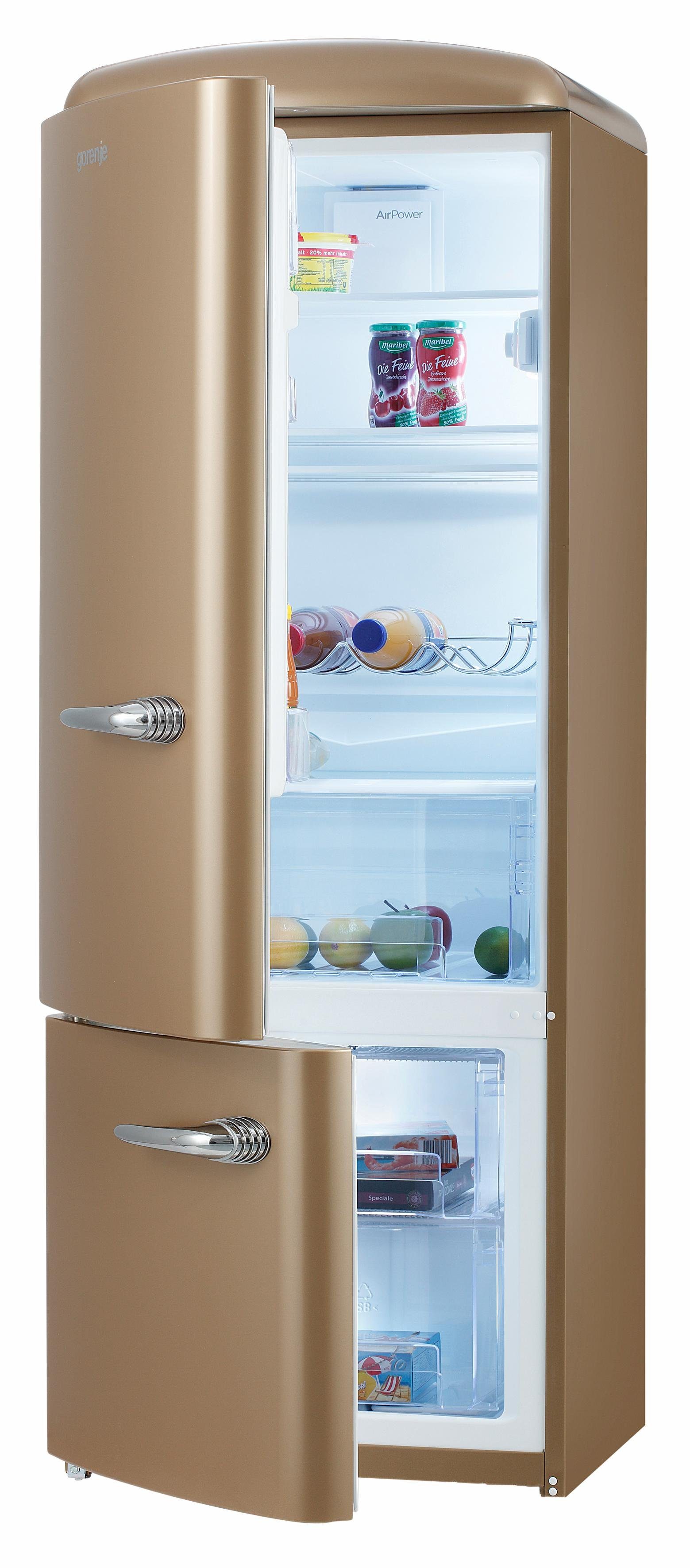 GORENJE Kühl-/Gefrierkombination RK 60319 OCO-L, 170 cm hoch, 60 cm breit - GORENJE