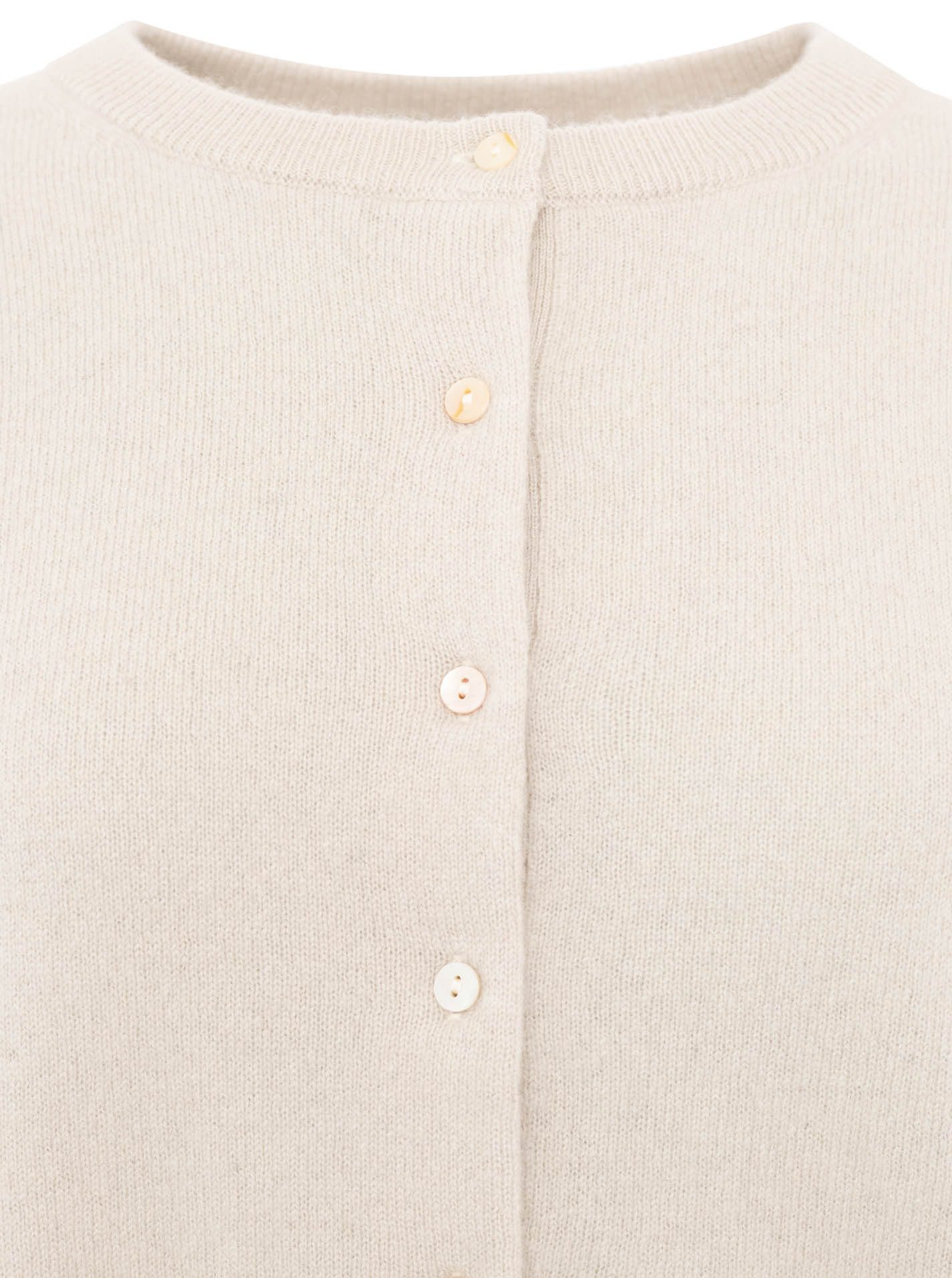 Zwillingsherz Cardigan 100% Kaschmir Cardigan "Perlmutt Knöpfe" 100% Kaschmir, Knopfleiste, Perlmutt Knöpfe – Bild 3 von 3