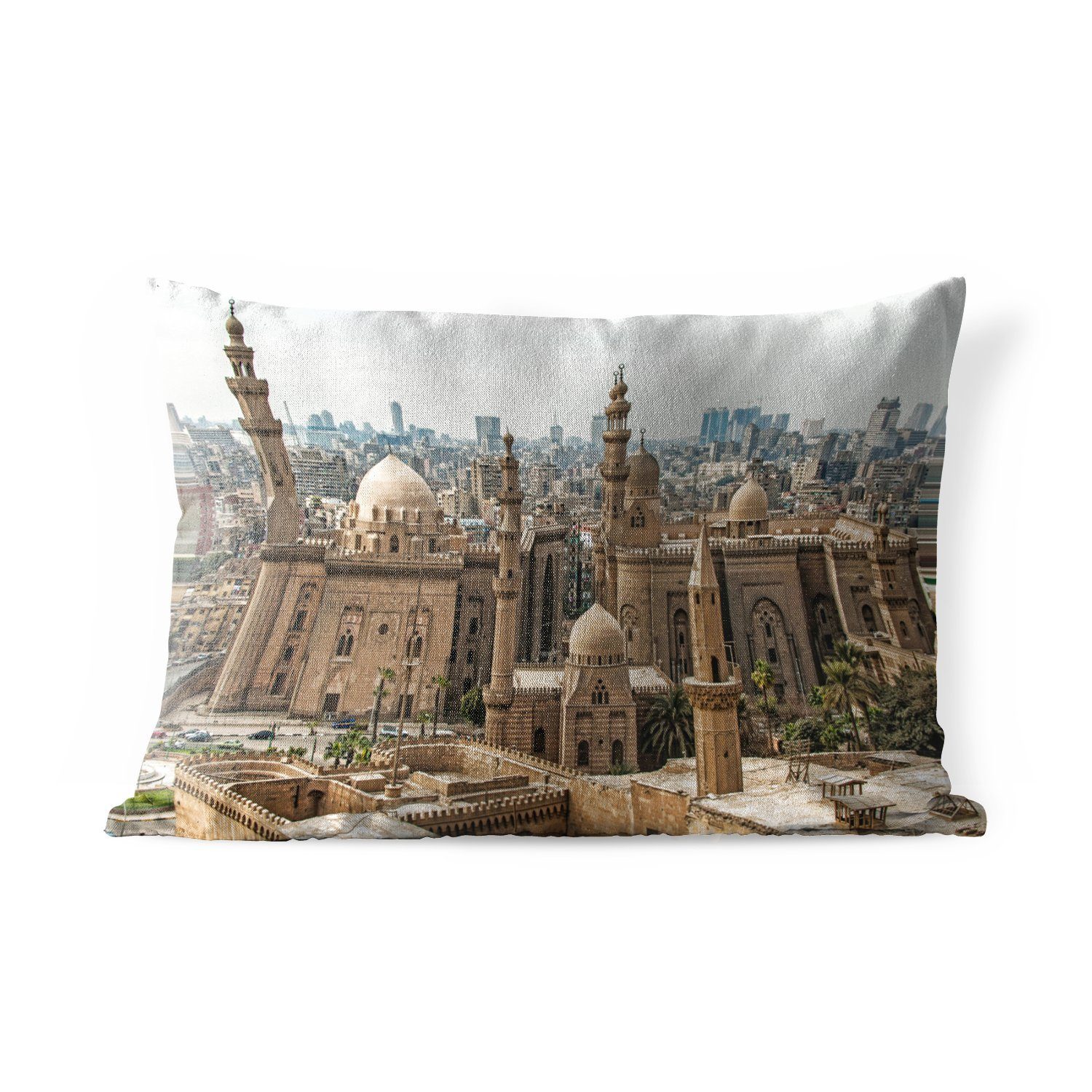 MuchoWow Dekokissen Orientalische Atmosphäre in Ägypten, Outdoor-Dekorationskissen, Polyester, Dekokissenbezug, Kissenhülle