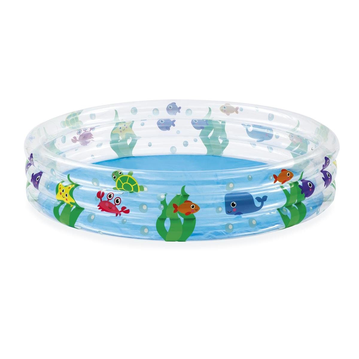Bestway Planschbecken Bestway 51005 - Planschbecken Deep Dive Ø 183 x 33 cm, rund