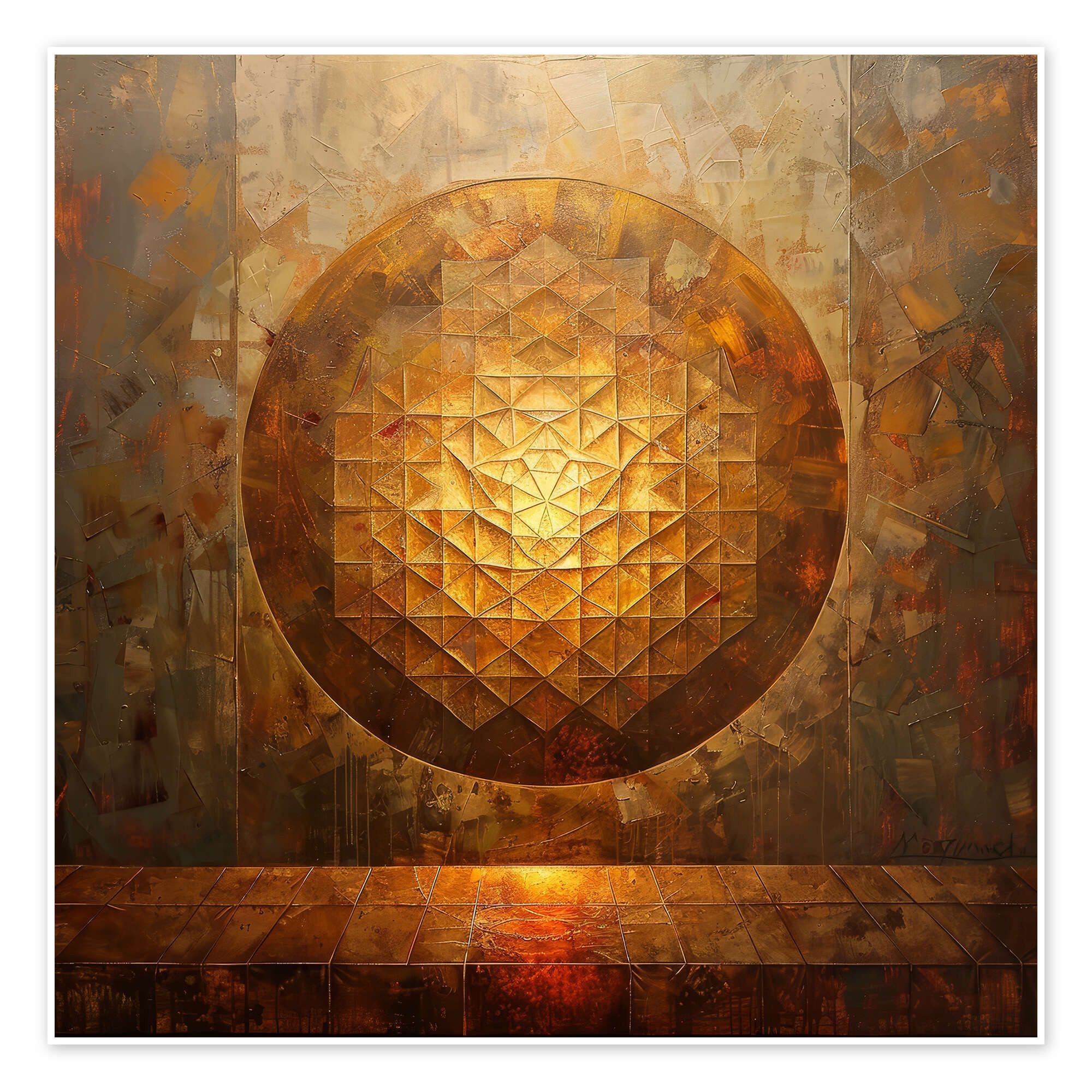Posterlounge Poster DejaReve, Heilige Geometrie, Malerei günstig online kaufen