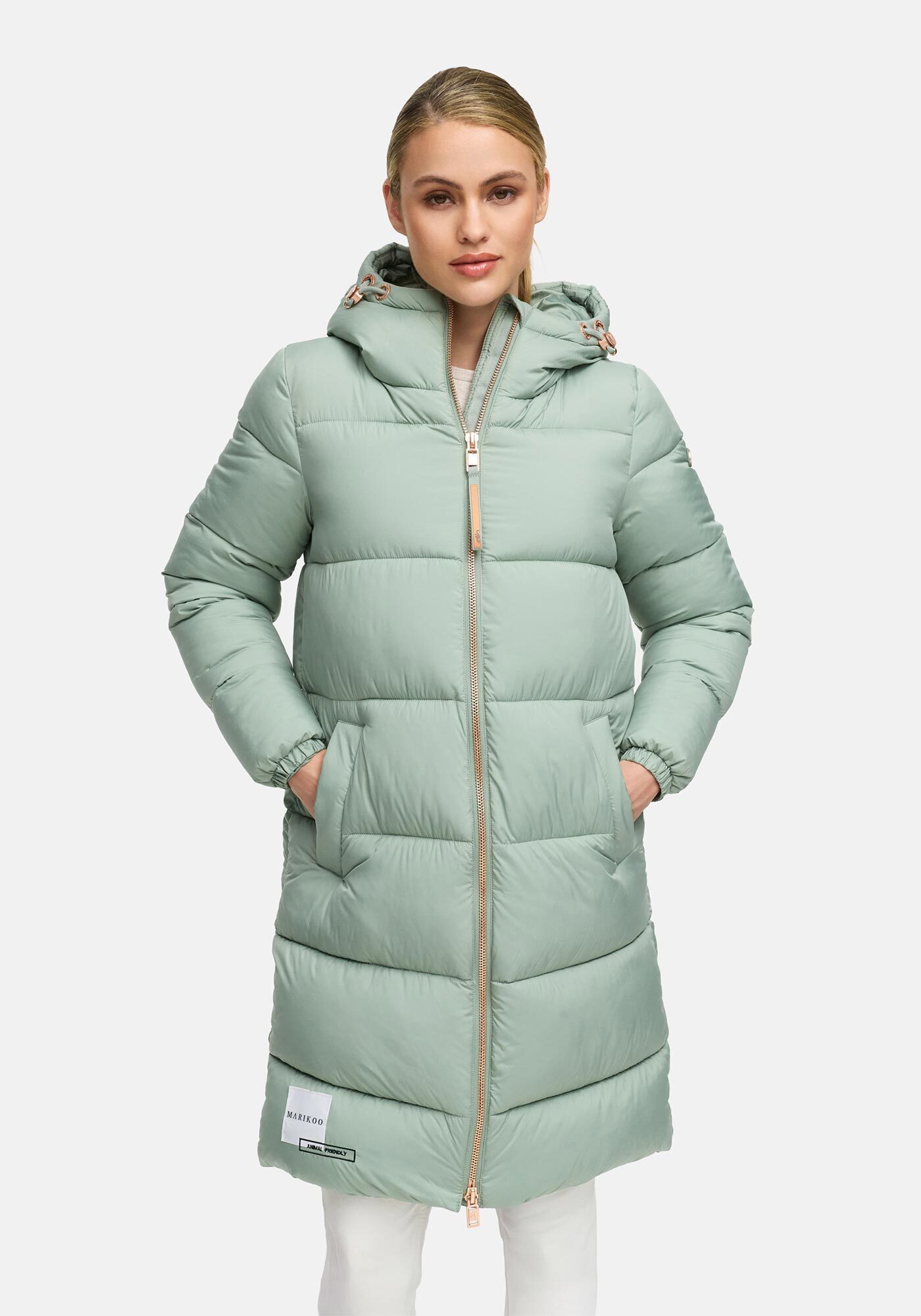 Marikoo Winterjacke Nomadiaa Lange Damen Winterjacke