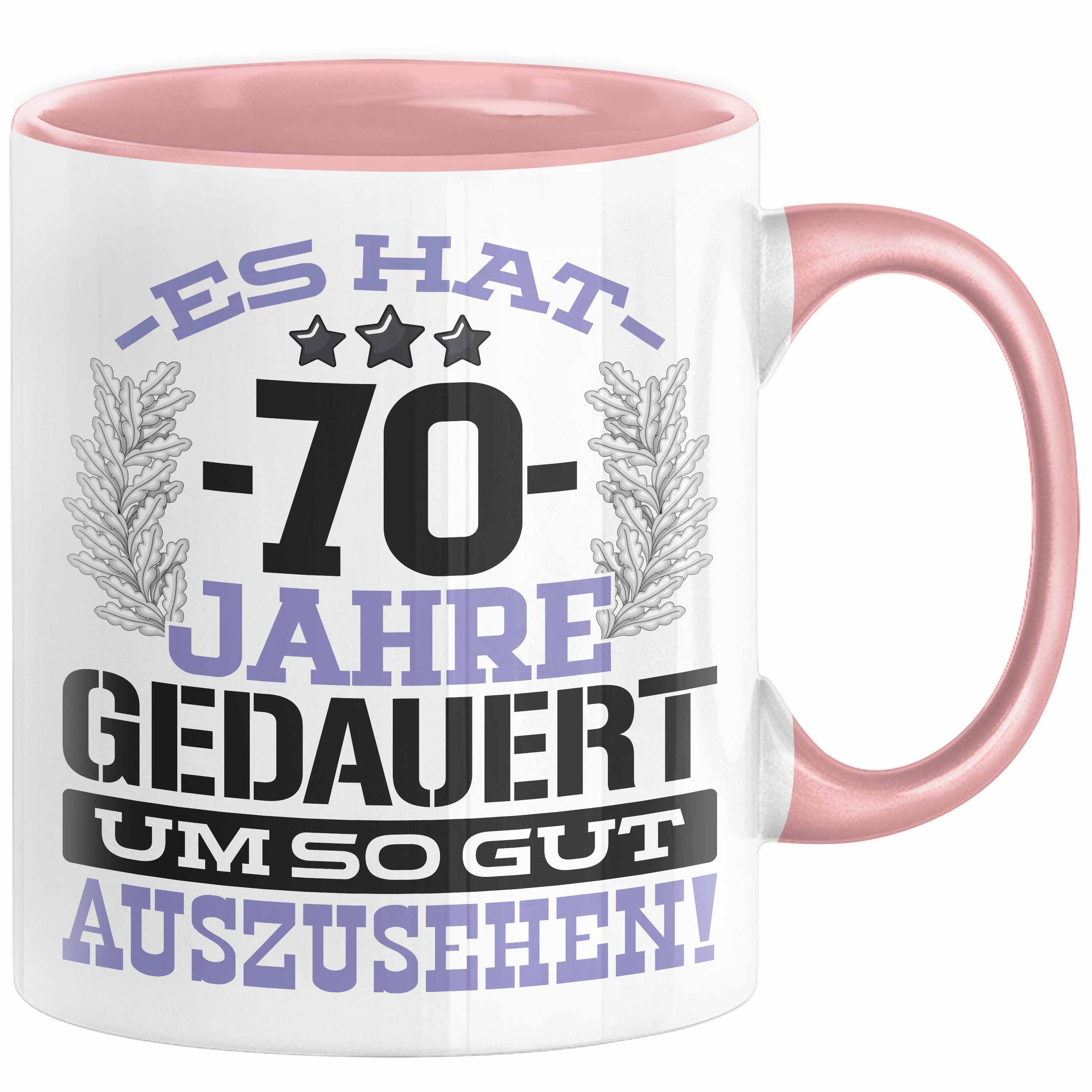 Trendation Tasse 70. Geburtstag Lustig Geschenk Männer Frauen Geschenkidee zum 70er Man