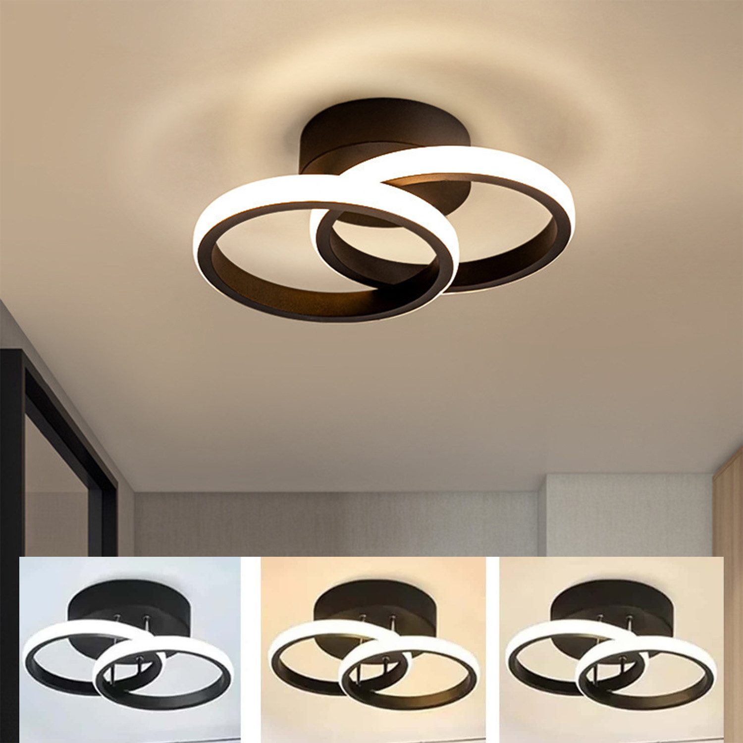 ibettertec Deckenleuchte LED Decken-Lampe Dimmbar LED günstig online kaufen