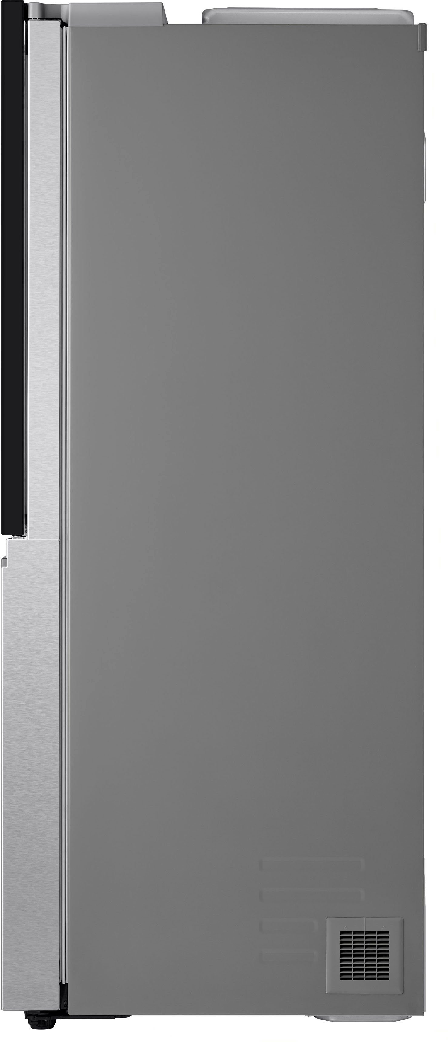 LG Side-by-Side GSXV91BSAF, InstaView™ breit, 91,3 cm hoch, cm silberfarben 179
