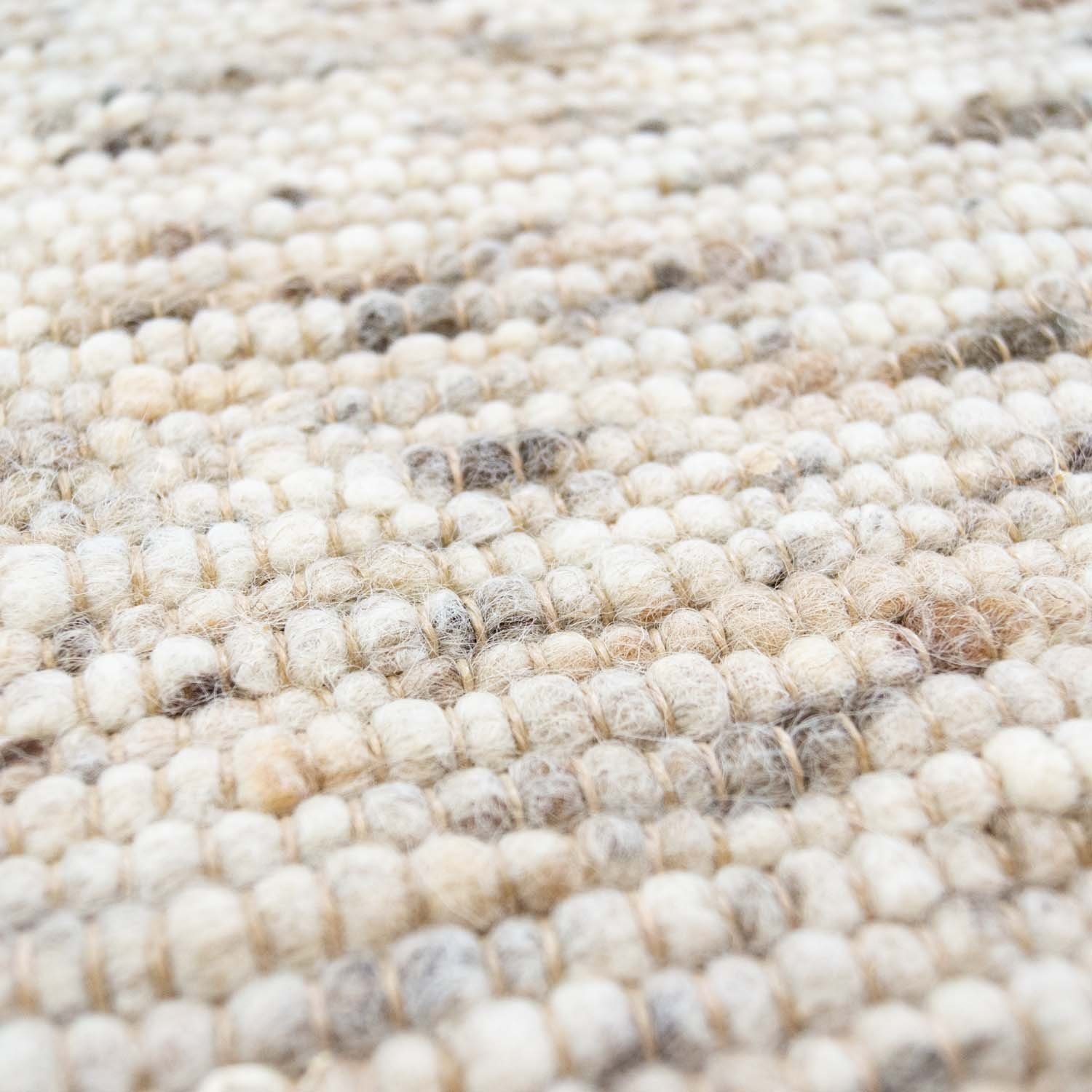 TaraCarpet Wollteppich TaraCarpet Handwebteppich Frankeneck, rund, günstig online kaufen