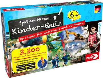 Noris Spiel, Kinderquiz für schlaue Kids blau, Made in Germany