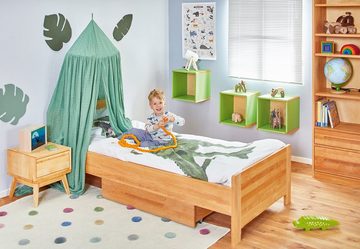 BioKinder - Das gesunde Kinderzimmer Kinderbett Niklas, metallfrei 90x200 cm