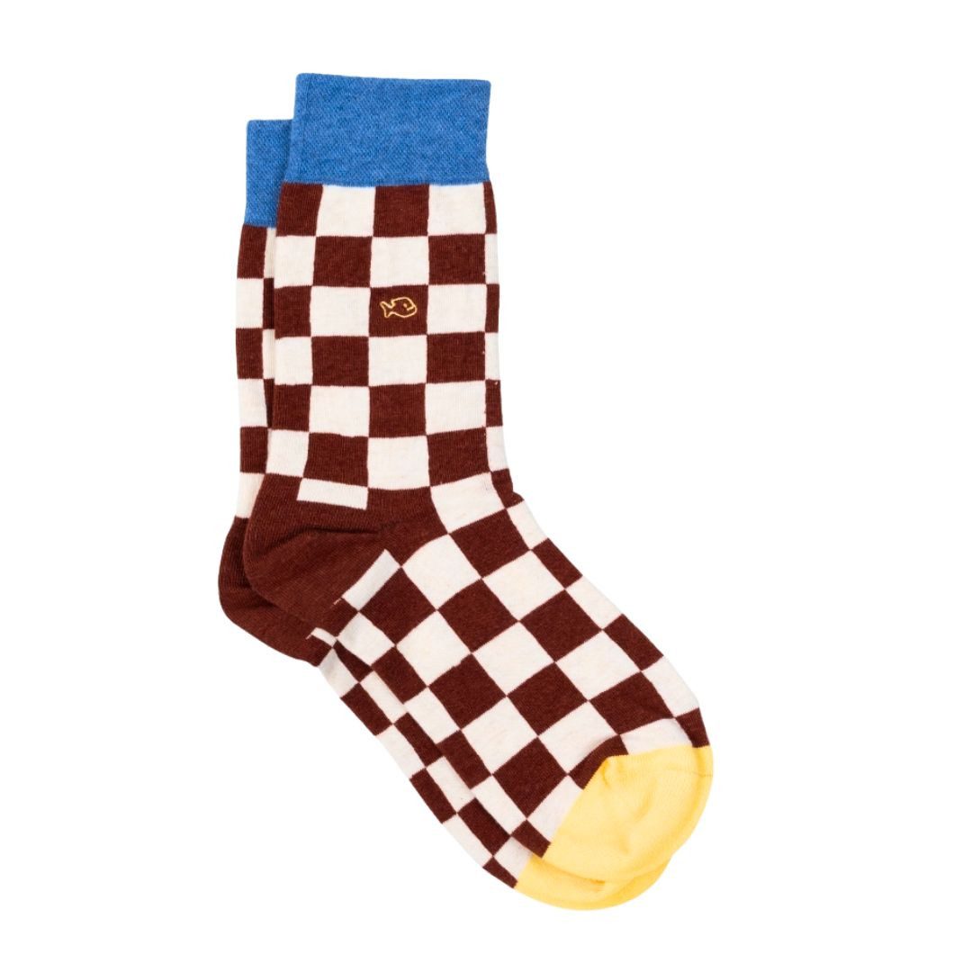 suebidou Freizeitsocken Herren Socken mit Karomuster mehrfarbig riverside nachhaltig, kreativ