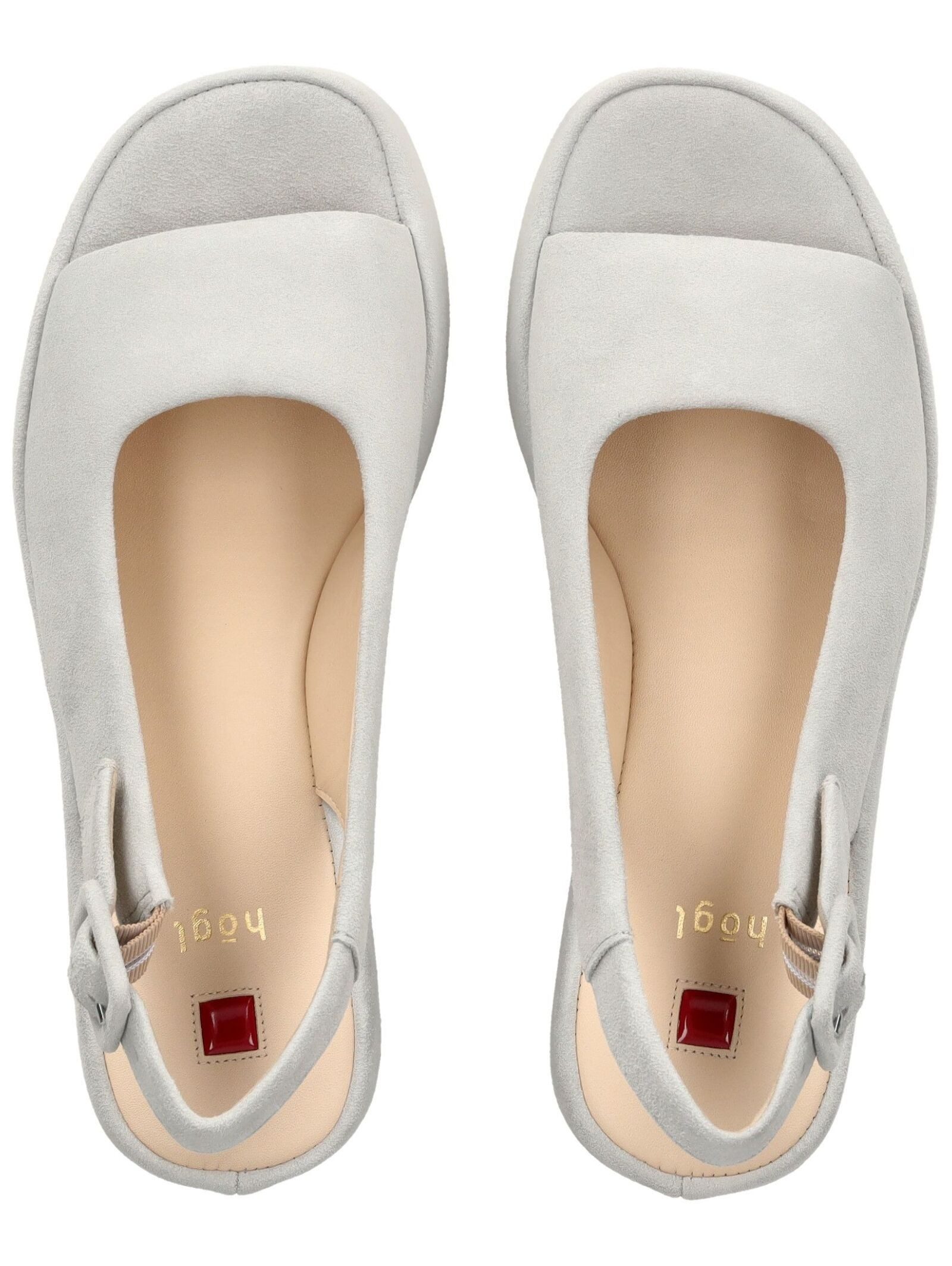 Högl Högl Sandalen Veloursleder Keilsandalette