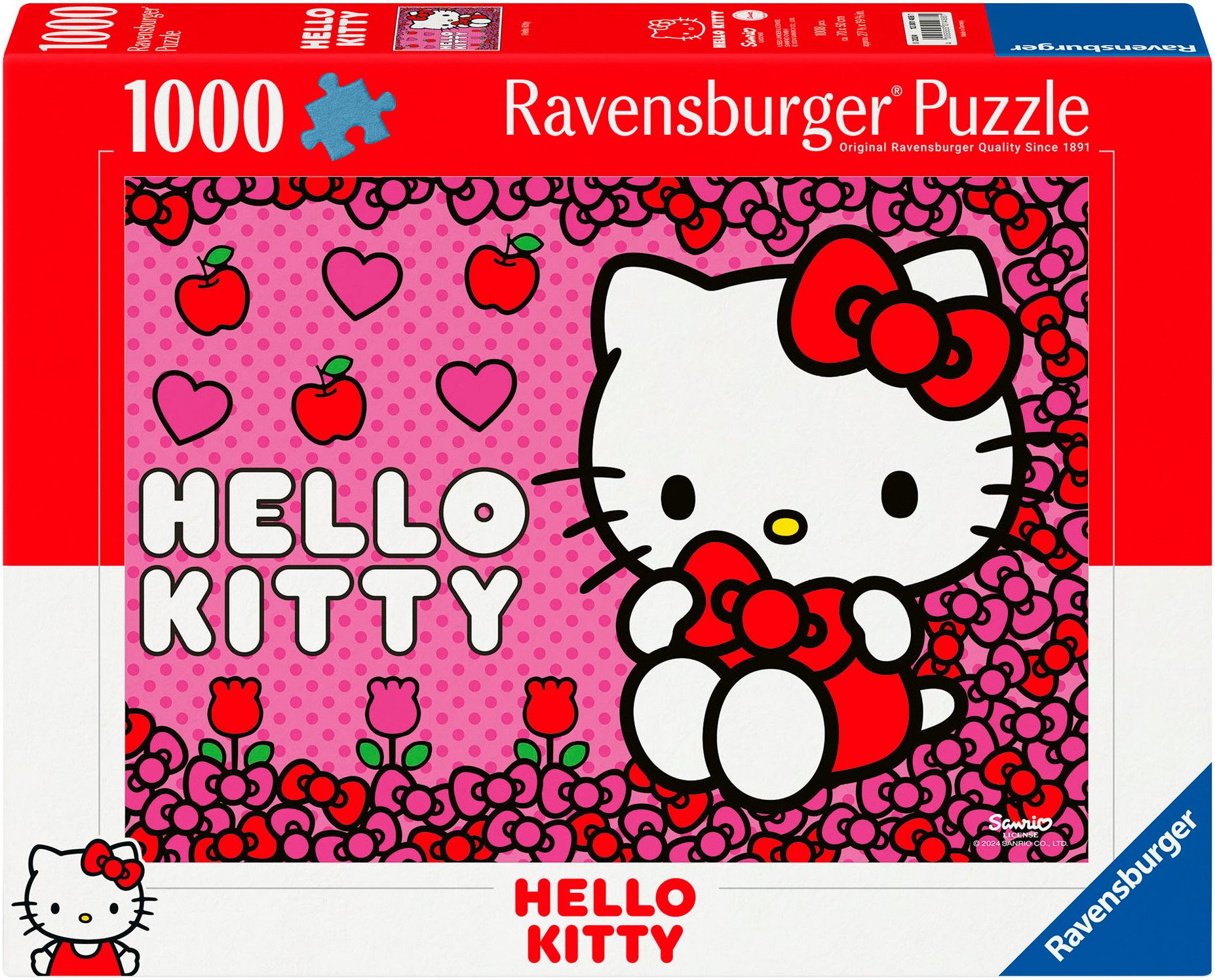 Ravensburger Puzzle Hello Kitty, 1000 Puzzleteile, Made in Germany günstig online kaufen