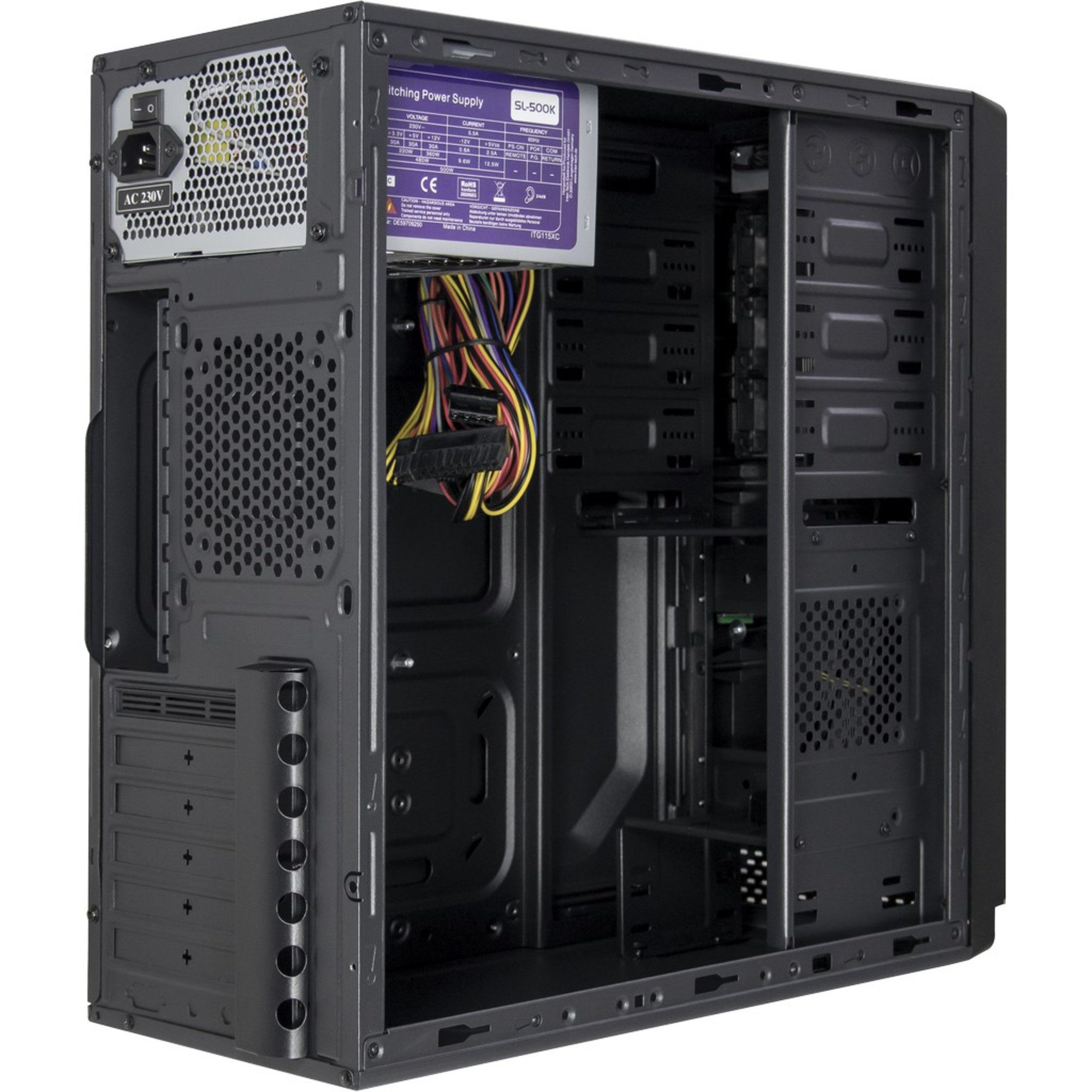 Inter-Tech PC-Gehäuse Inter-Tech IT-5916, Tower-Gehäuse, (inkl. SL-500K