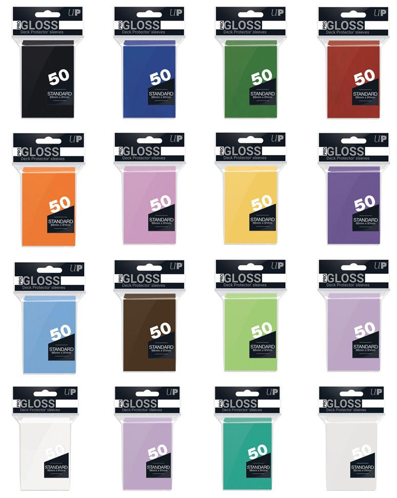 UltraPRO Sammelkarte 50 Standard Sleeves - Gloss - Black – Bild 2 von 2