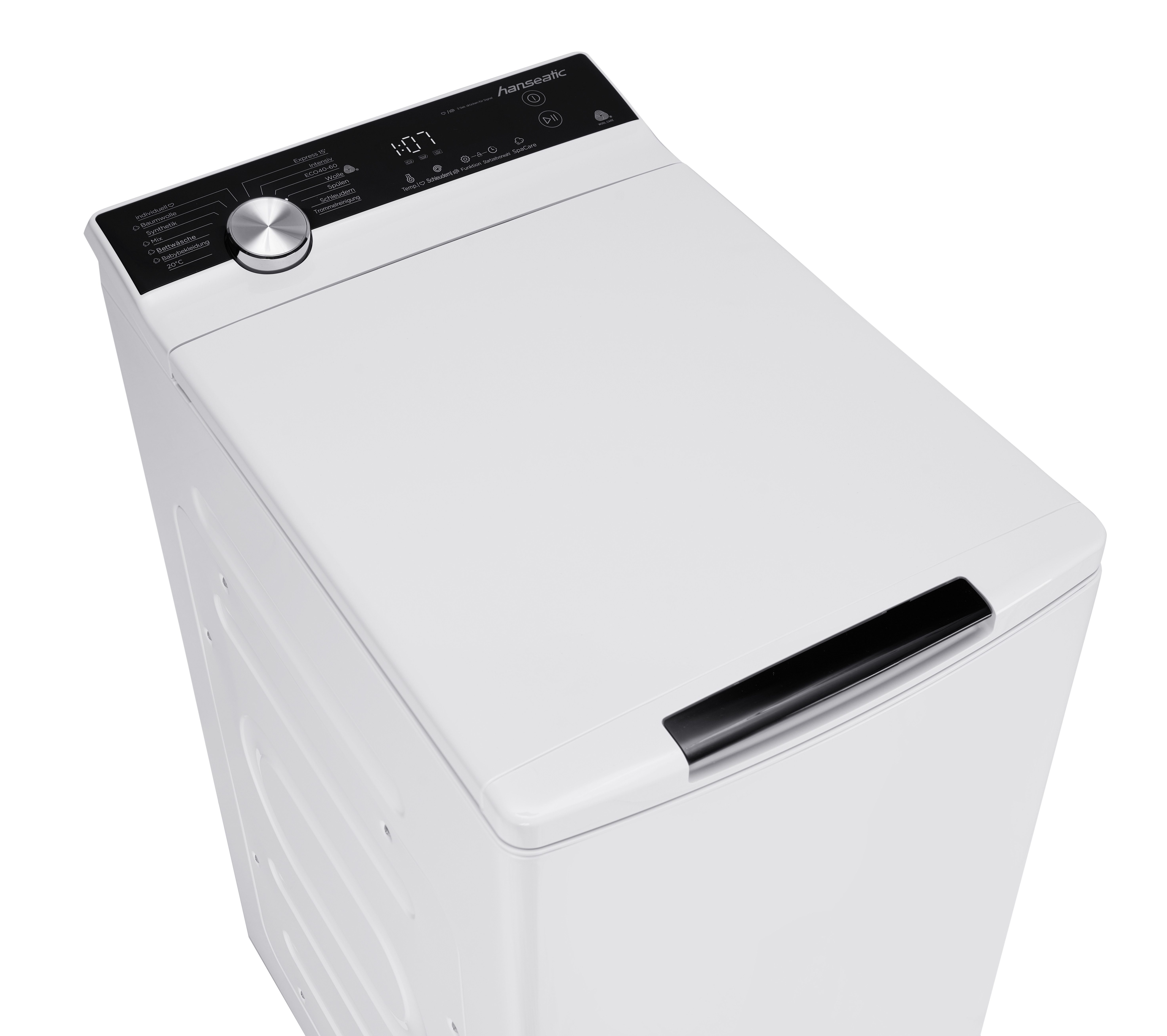 Hanseatic Waschmaschine Toplader HTWK813A, 8 kg, 1300 U/min, Mengenautomatik