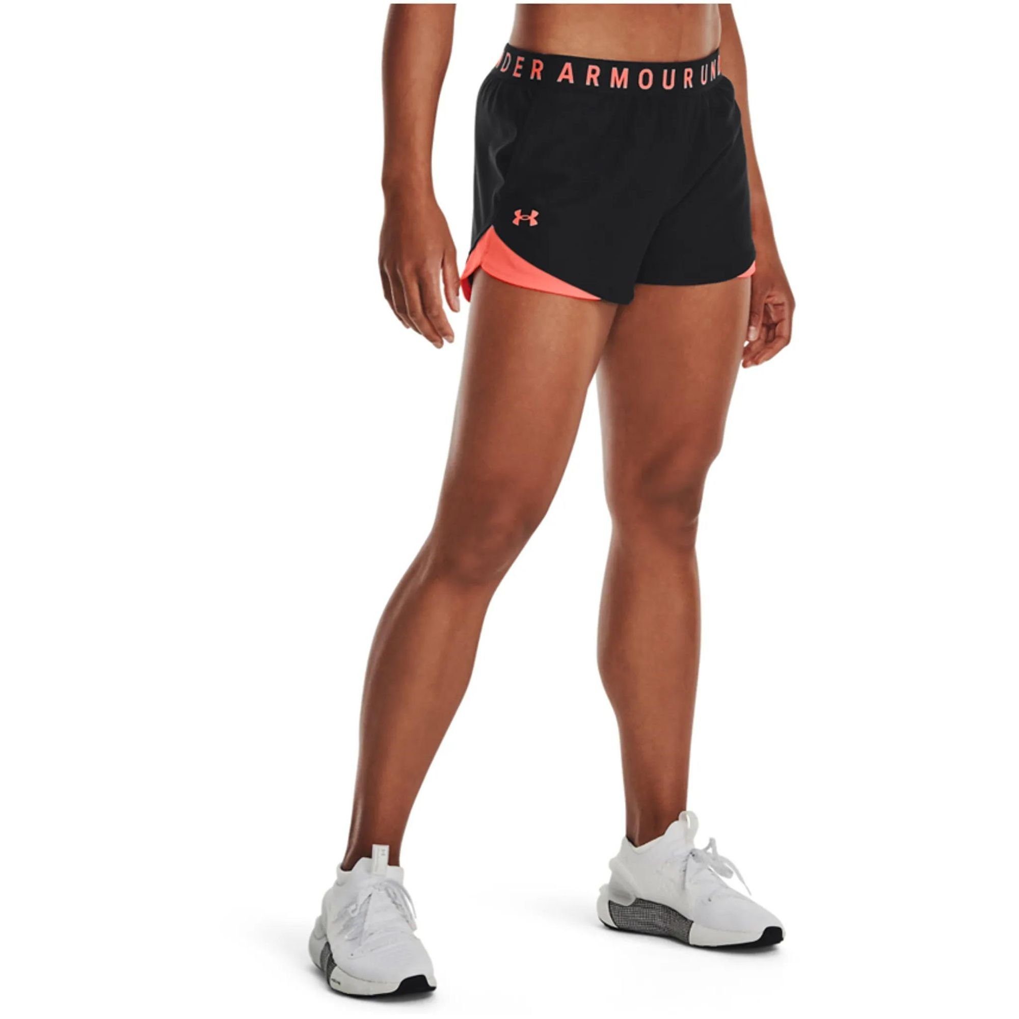 Damen Armour® Black Sweatbermudas Under Combo Up Play 3.0 Shorts