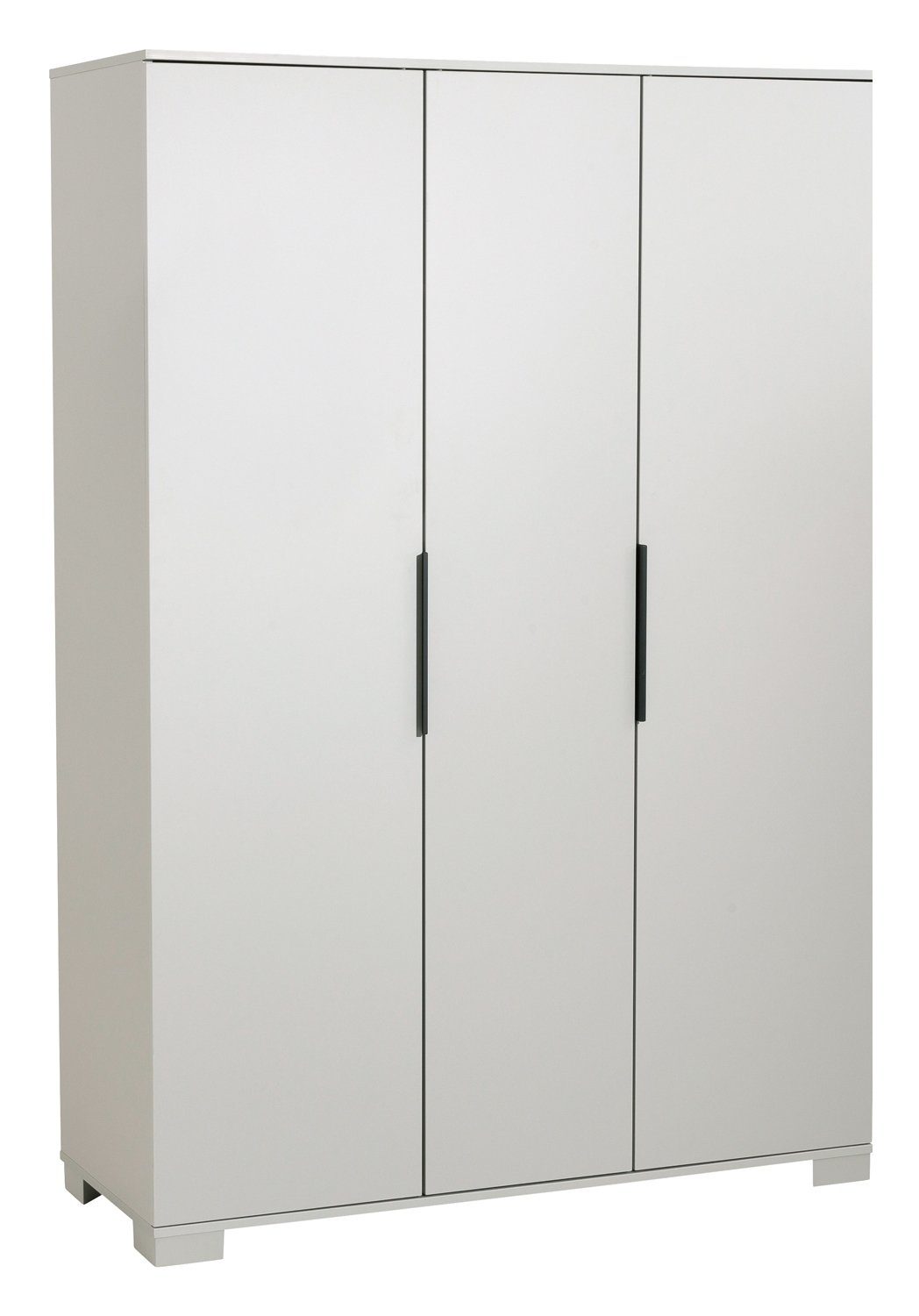 Grau, cm, Kleiderschrank 3 B H mit 134 195 ANOUK, x Türen