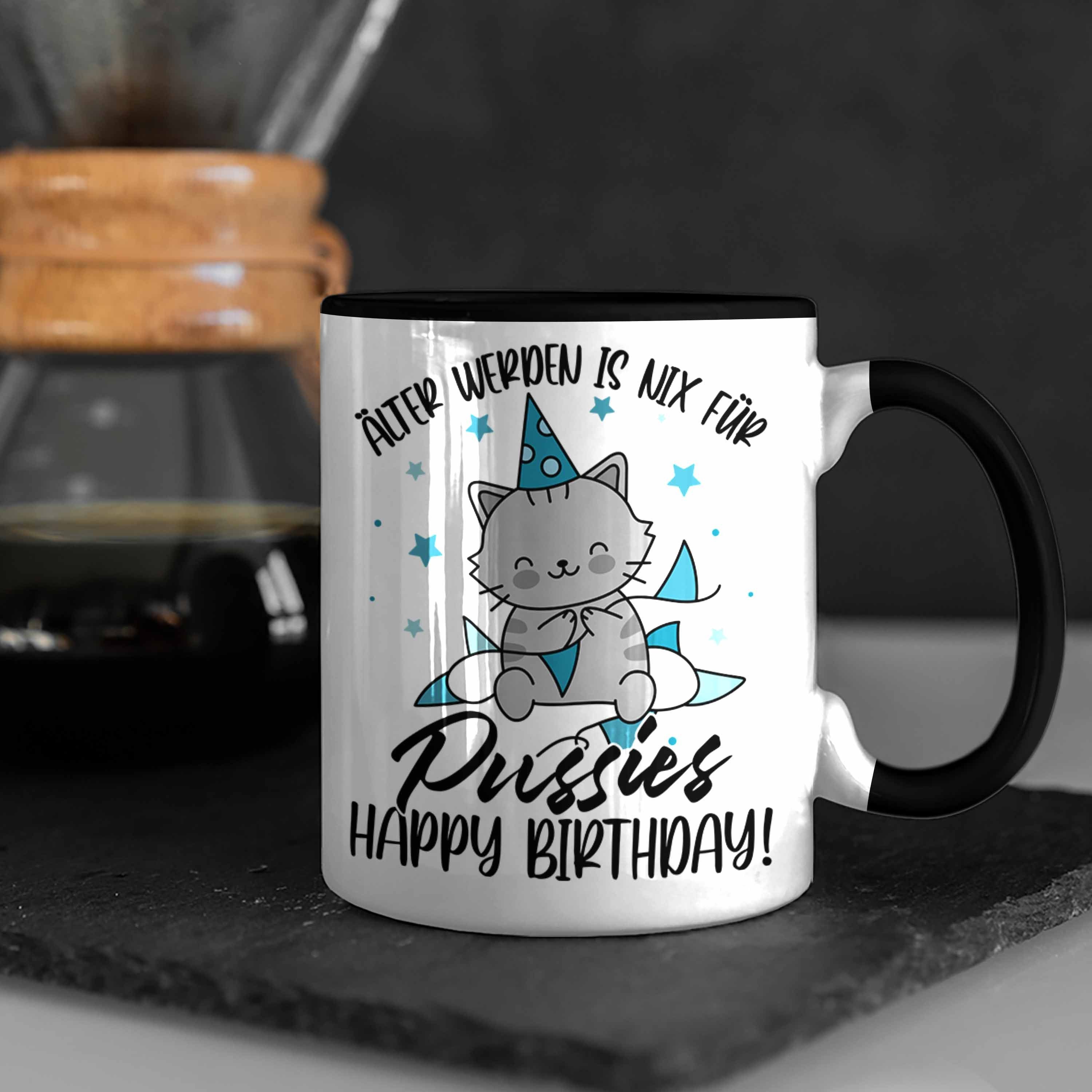 Geburtstag Tasse Spruch Trendation Älter Männer I Frauen Lustiger Werden Tasse Geschenk Schwarz