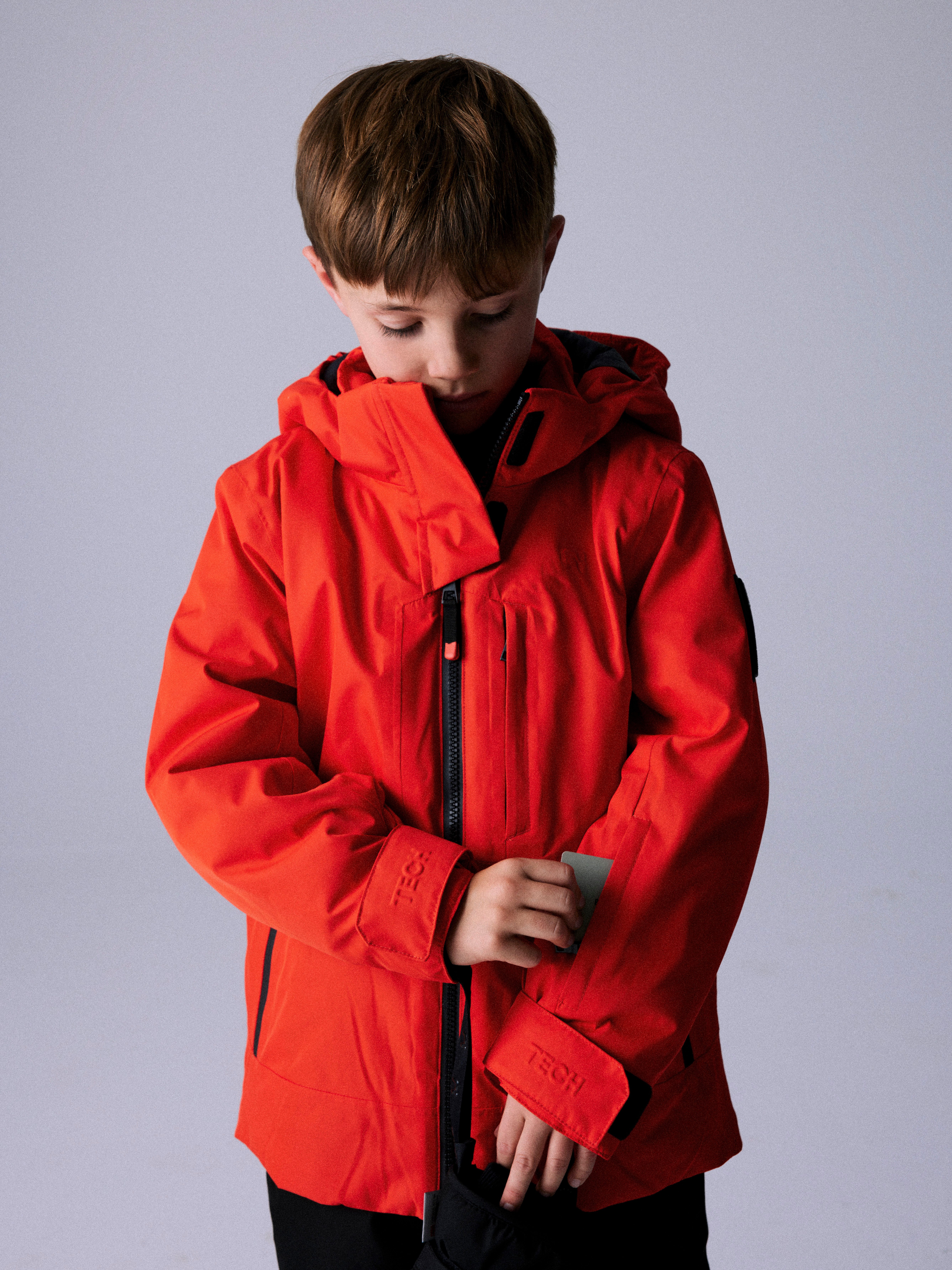 Name It Skijacke NKNSLOPE10 JACKET SKI EDITION FO NOOS Skipasstasche, Recco-Reflektor, winddicht, wasserdicht