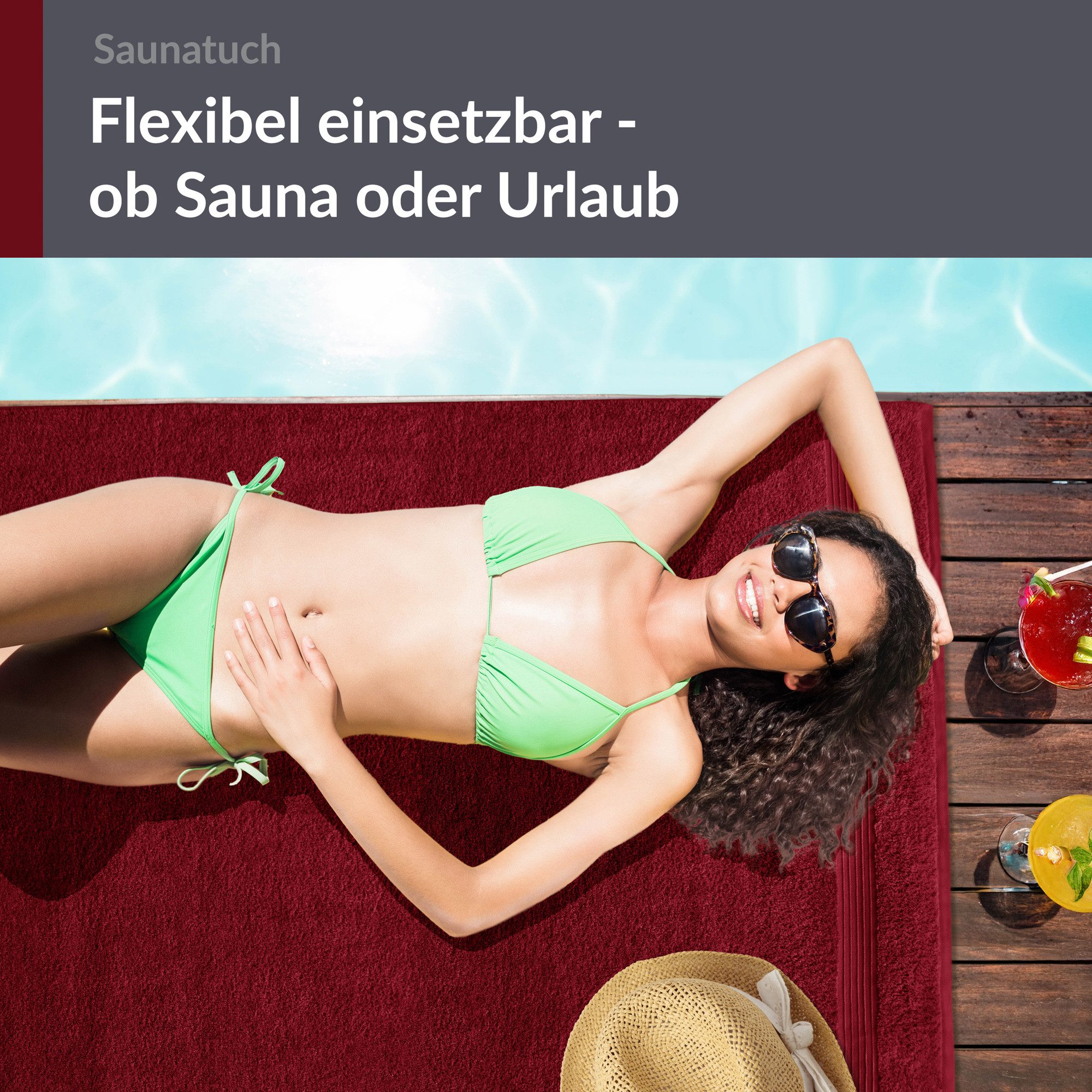 Lashuma Saunatuch XXL Handtuch, Frottee (1-St), Badetuch Damen & Badehandtu günstig online kaufen