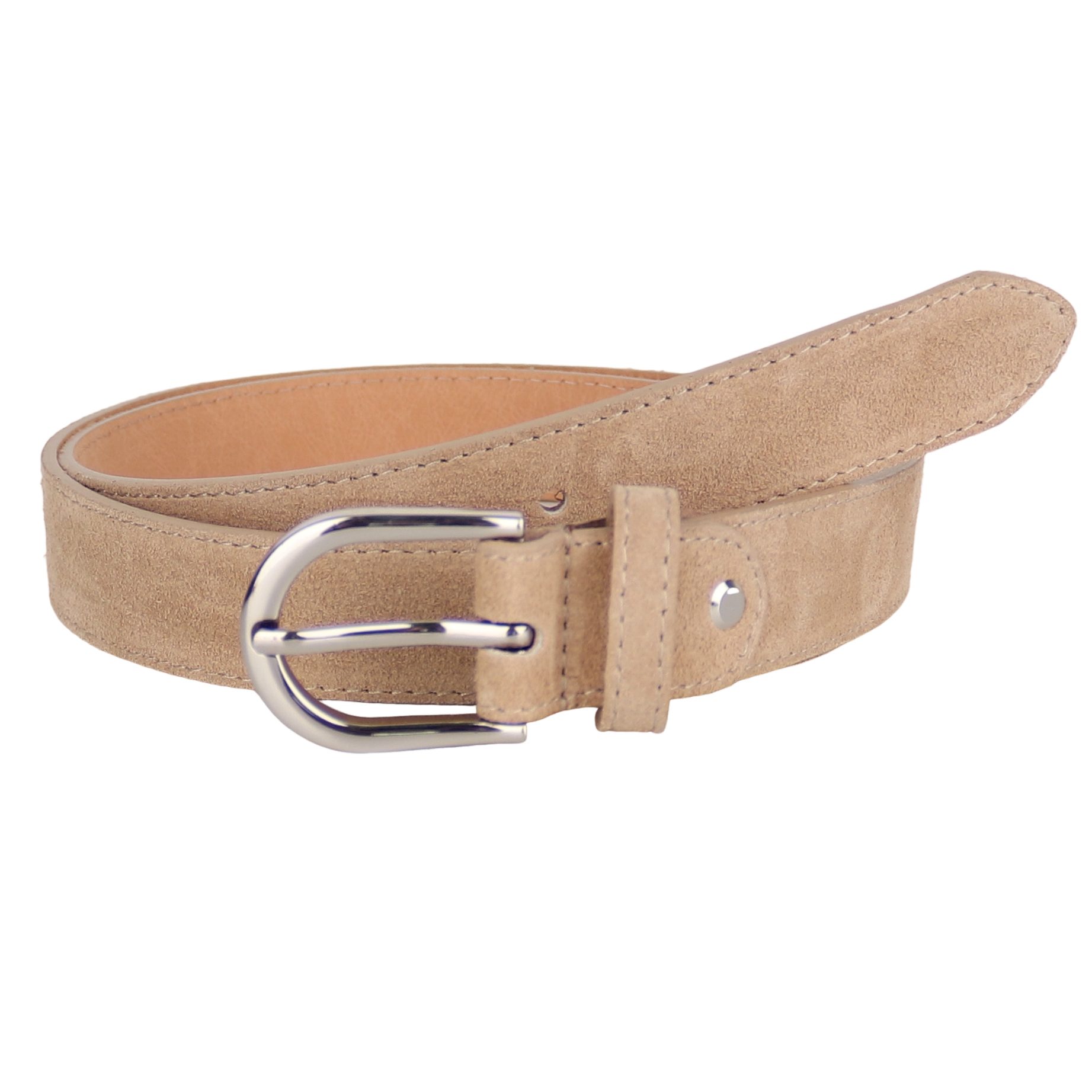 MIRROSI Ledergürtel Damen Herren Gürtel, Made in Italy, 3cm breit (Passt fast zu jeder Hosenschlaufe, aus Echtem Leder)