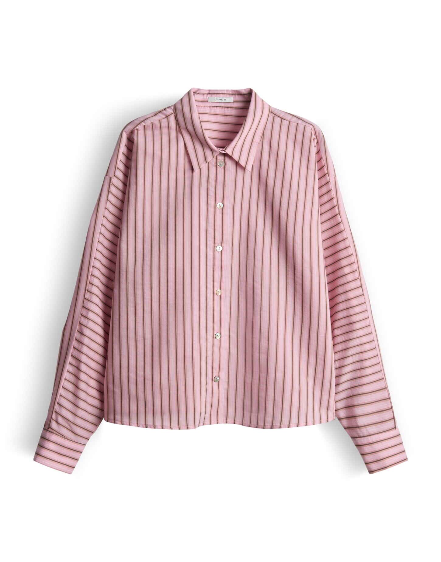 OPUS Langarmbluse FOHO Regular mit mehrfarbigen Streifen lockere Passform, günstig online kaufen