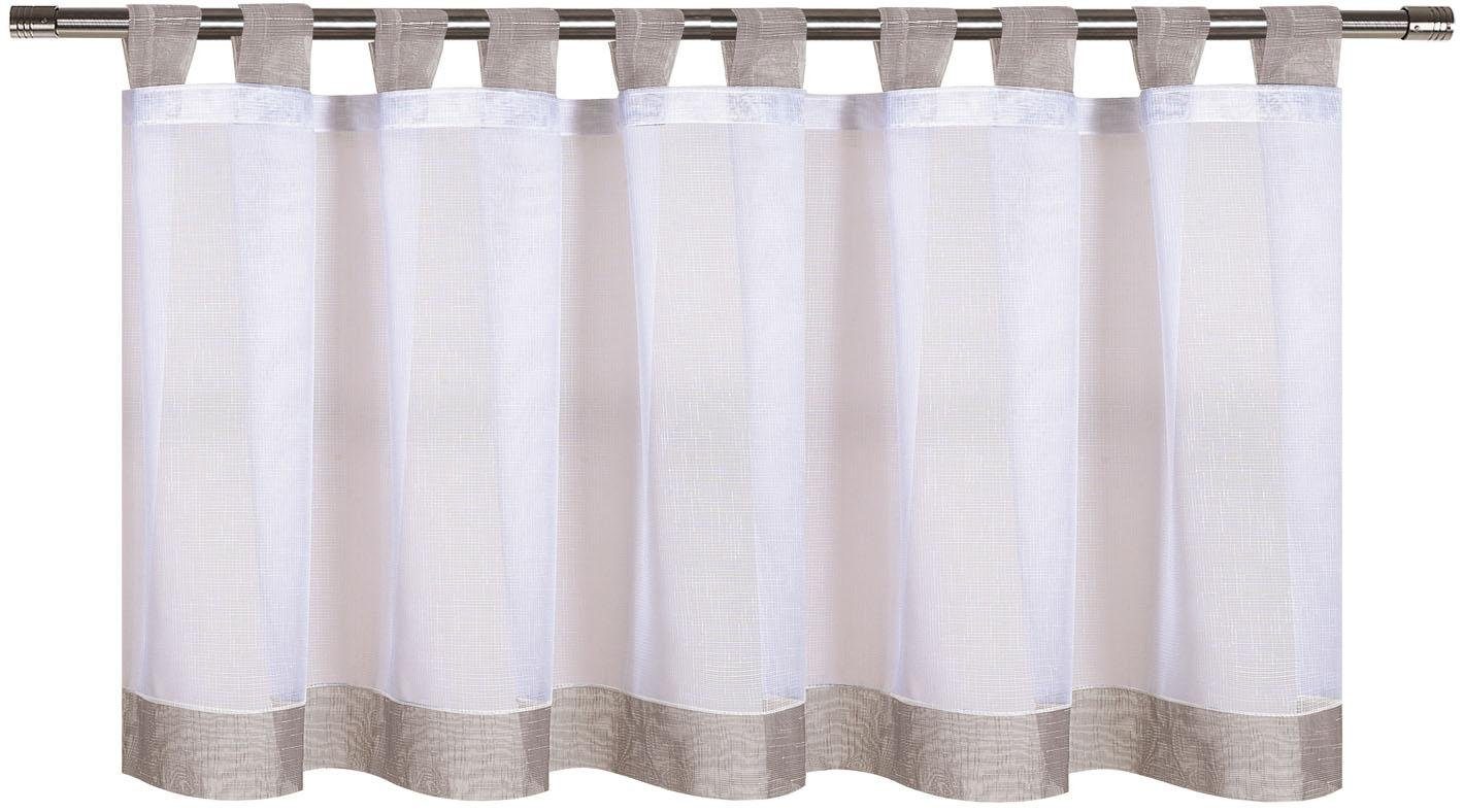 Happy Home Scheibengardine CARA, Schlaufen (1 günstig online kaufen