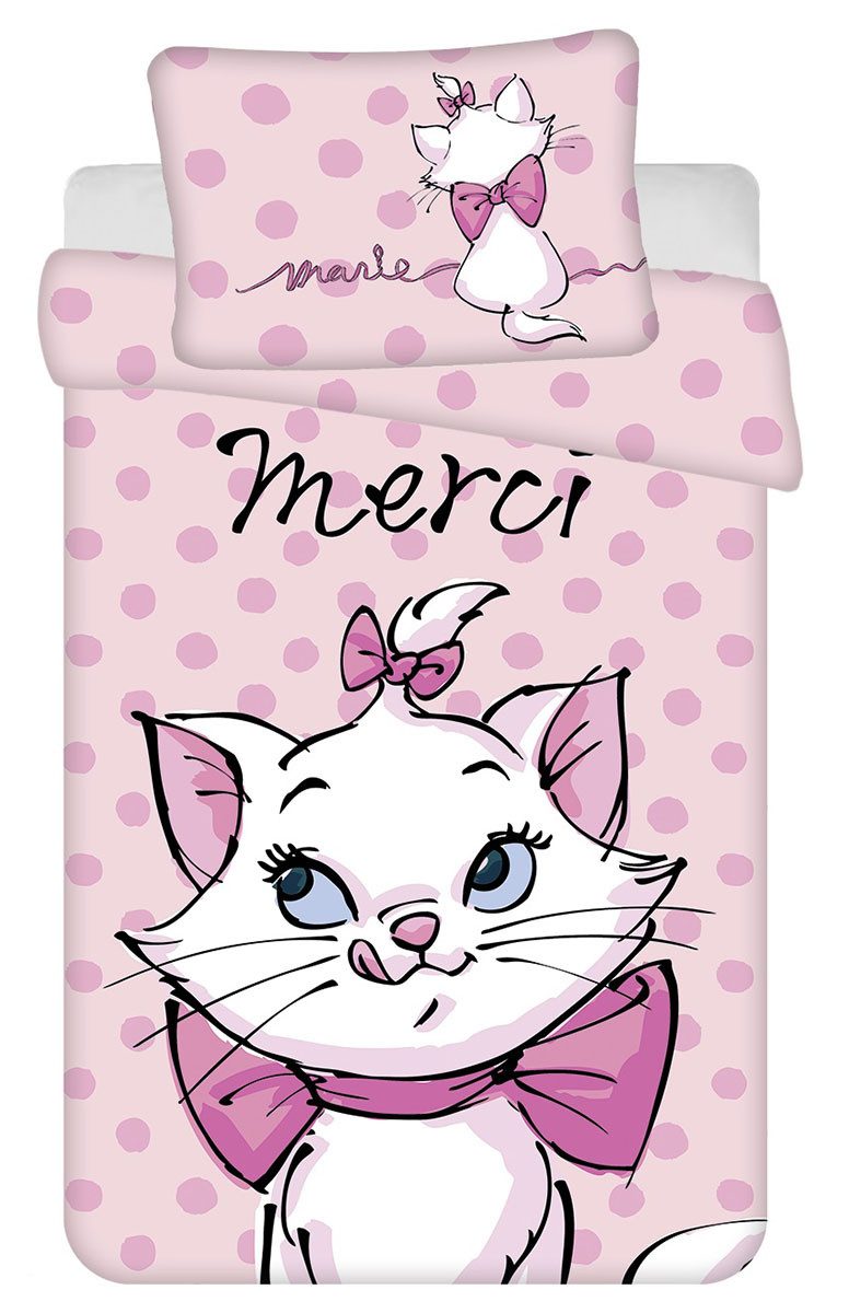 Disney Kinderbettwäsche Disney Marie Aristocats Babybettwäsche günstig online kaufen