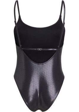 Calvin Klein Swimwear Badeanzug SCOOP BACK ONE PIECE in glänzender Optik
