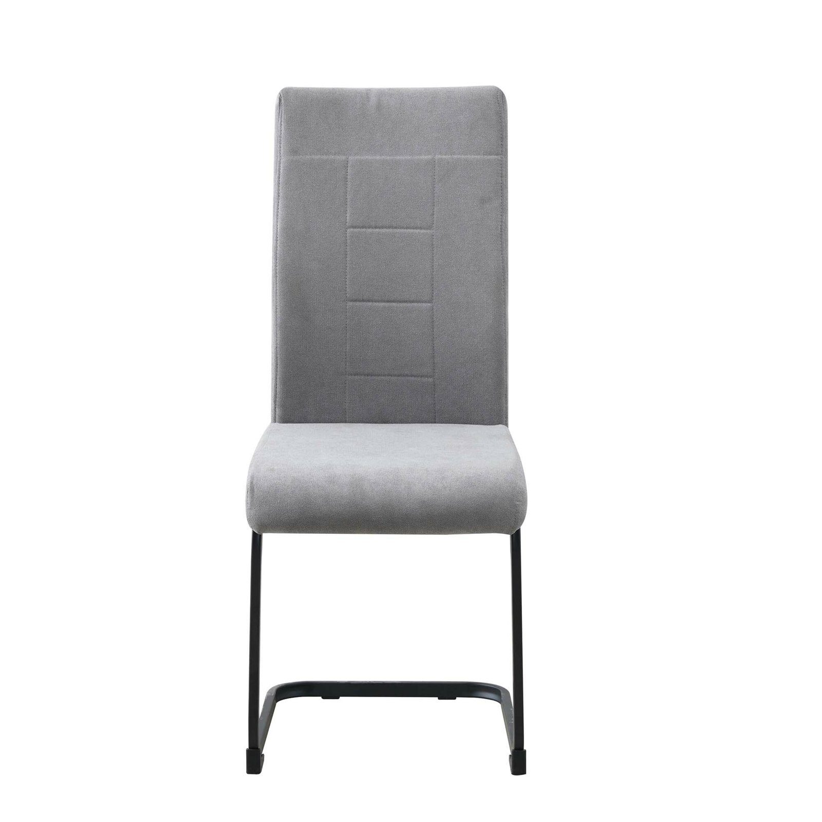 HTI-Line Freischwinger Schwingstuhl 4er-Set Grau LennyP (Set, 4 St), Freisc günstig online kaufen