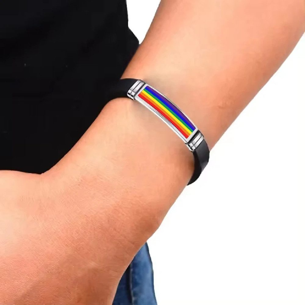 Ware aus aller Welt Armband Regenbogen Lesbian Gay Schwul Trans Pride LGBT günstig online kaufen