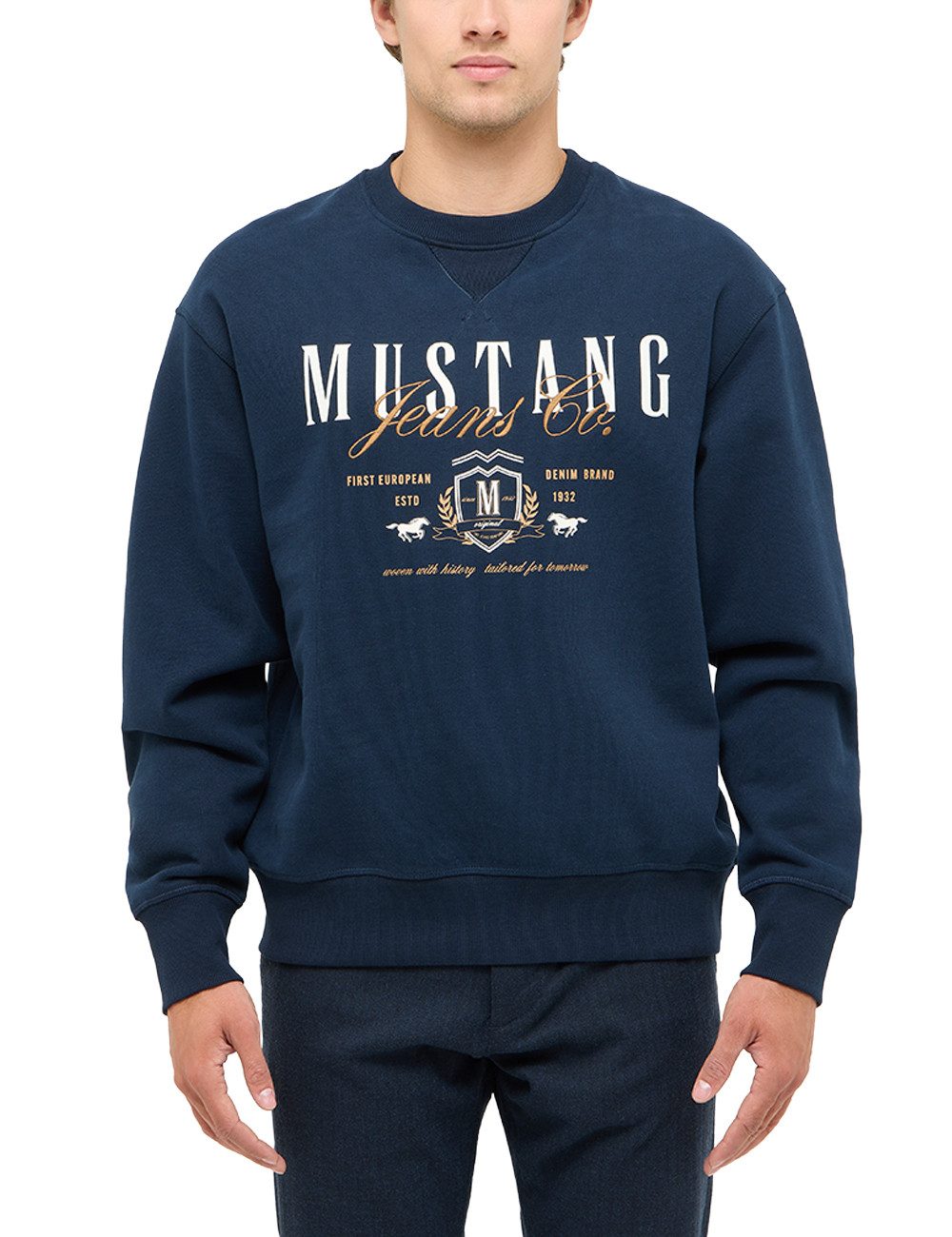 MUSTANG Sweatshirt Herren Style Auburn