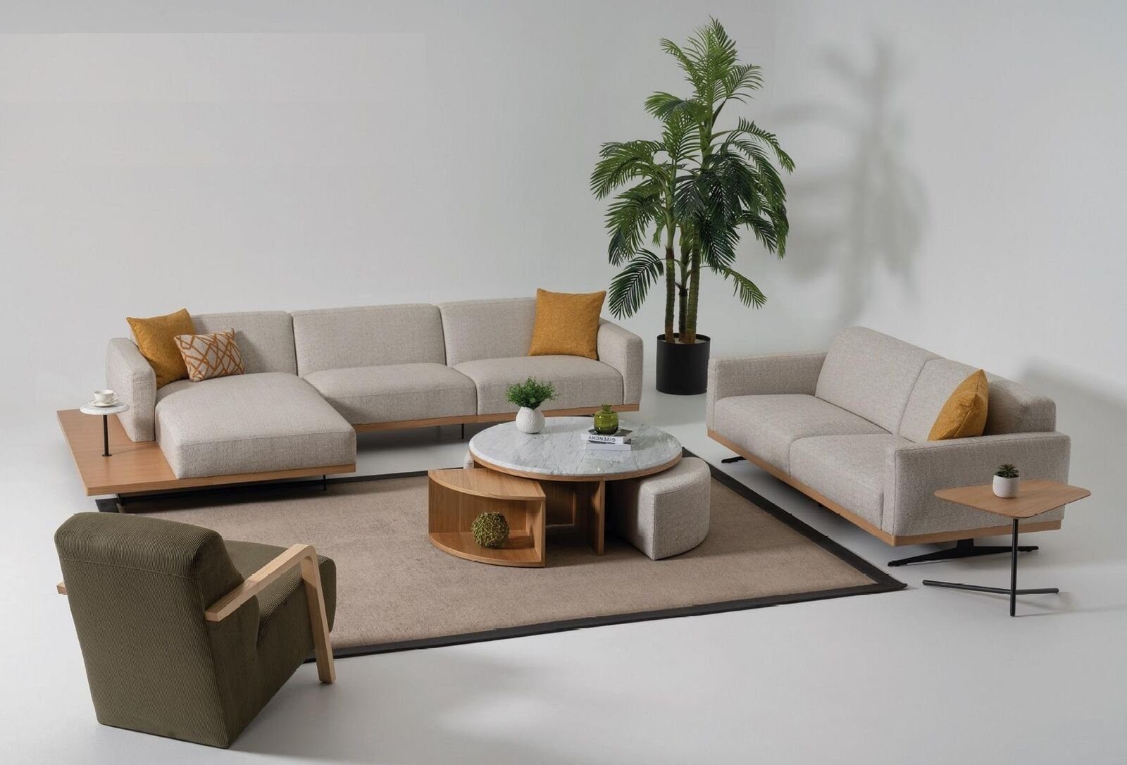 grün Wohnzimmer Polster Sessel Design Möbel Club Einsitzer Sessel JVmoebel Sitz Relax