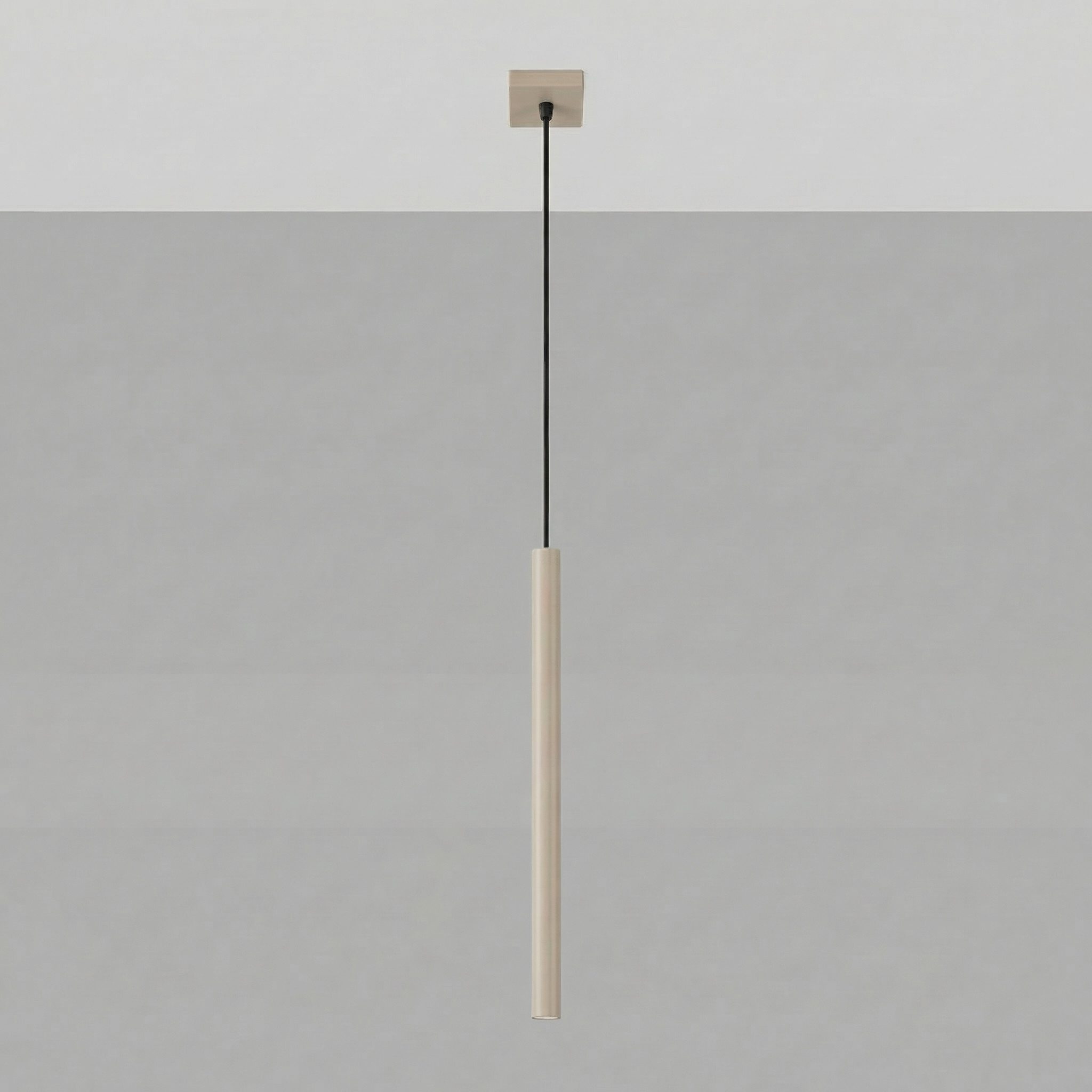 SOLLUX lighting Hängeleuchte Pendelleuchte PASTELO 1 taupe, Nicht enthalten