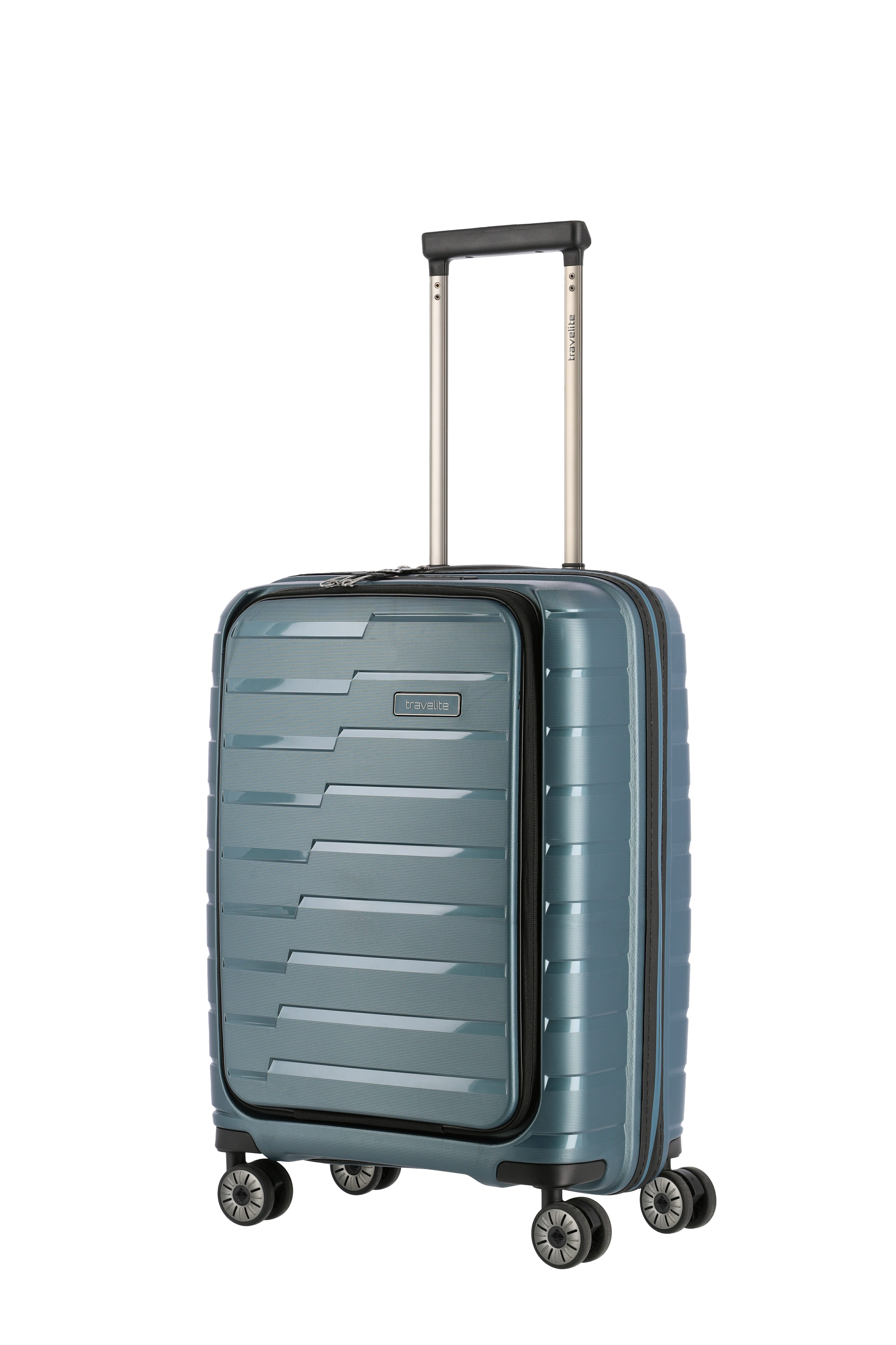 travelite Trolley AIR BASE Reisekoffer Hartschale, 4 Rollen, kratzresistenter Oberfläche und cleverer Innenaufteilung