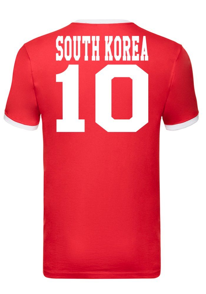 Südkorea Fußball Brownie South Sport WM & Korea Trikot Weltmeister Meister Blondie T-Shirt