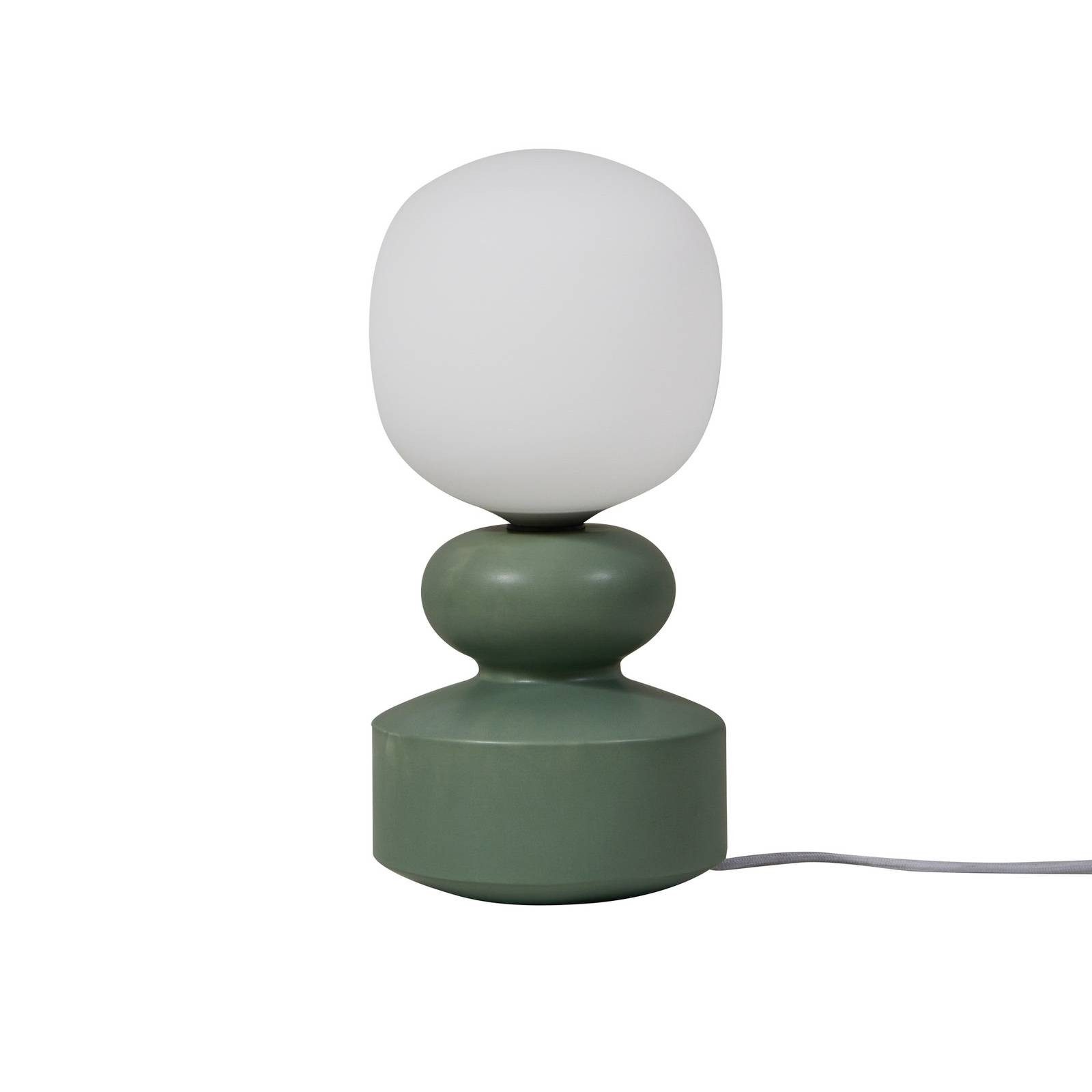 Lucande Tischleuchte Fidelo, Keramik Grün IP20, 1 x 10 W LED