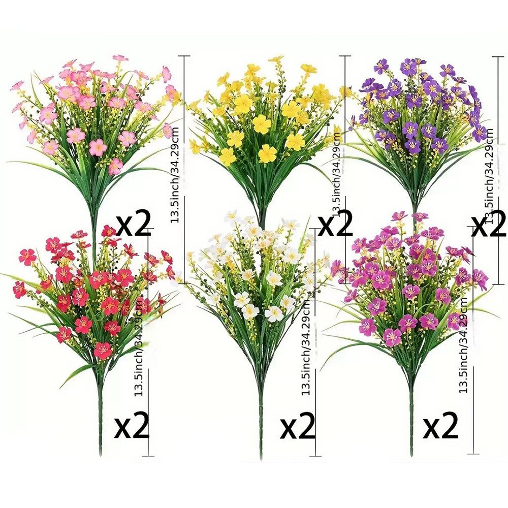 Kunstblumenstrauß Outdoor Kunstpflanze,Künstliche Frühlingsgras-Gänseblümch günstig online kaufen