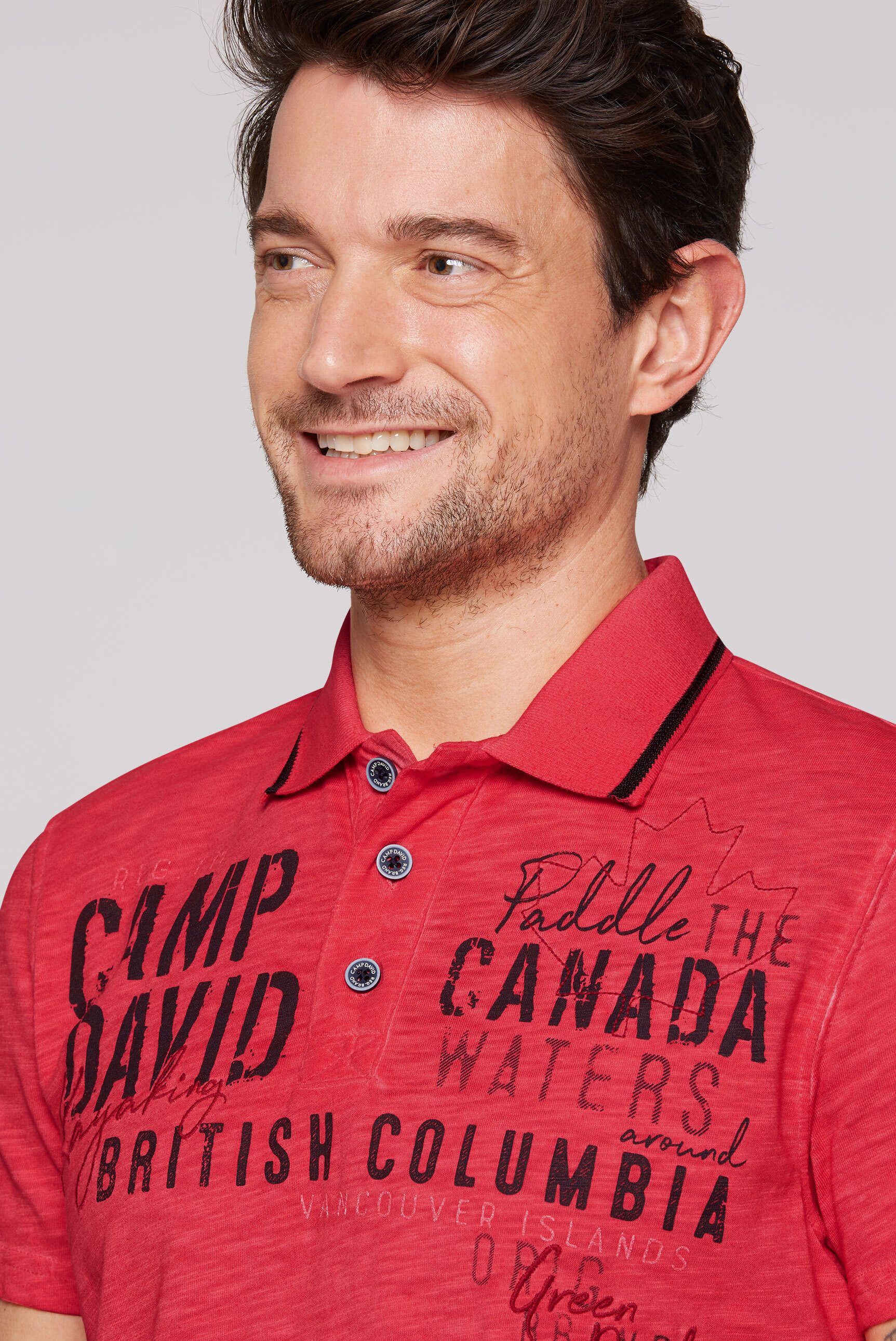 CAMP DAVID Poloshirt aus Baumwolle