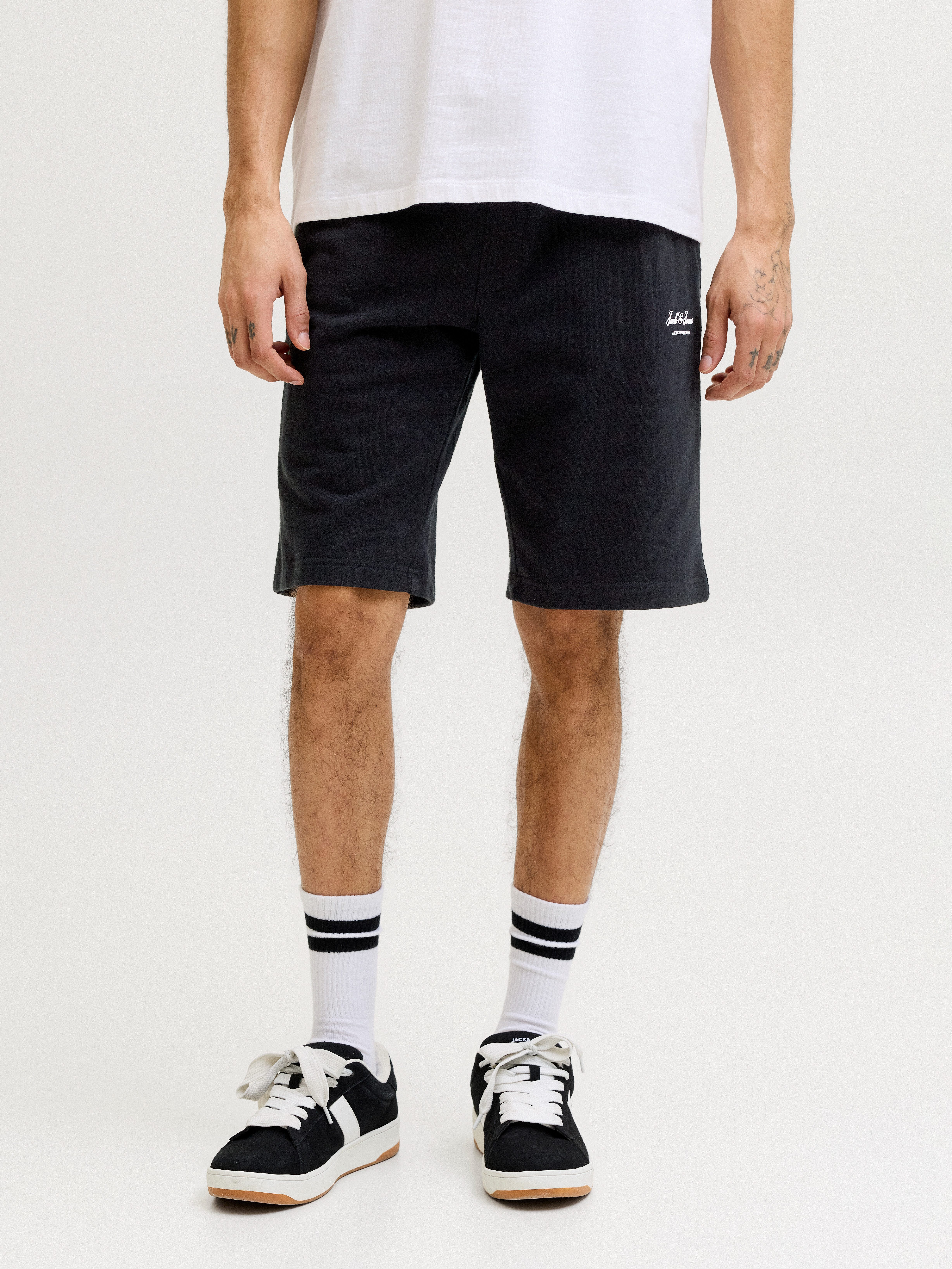 Laufshorts JPSTGORDON ARCHIVE SWEAT SHORTS MID SN