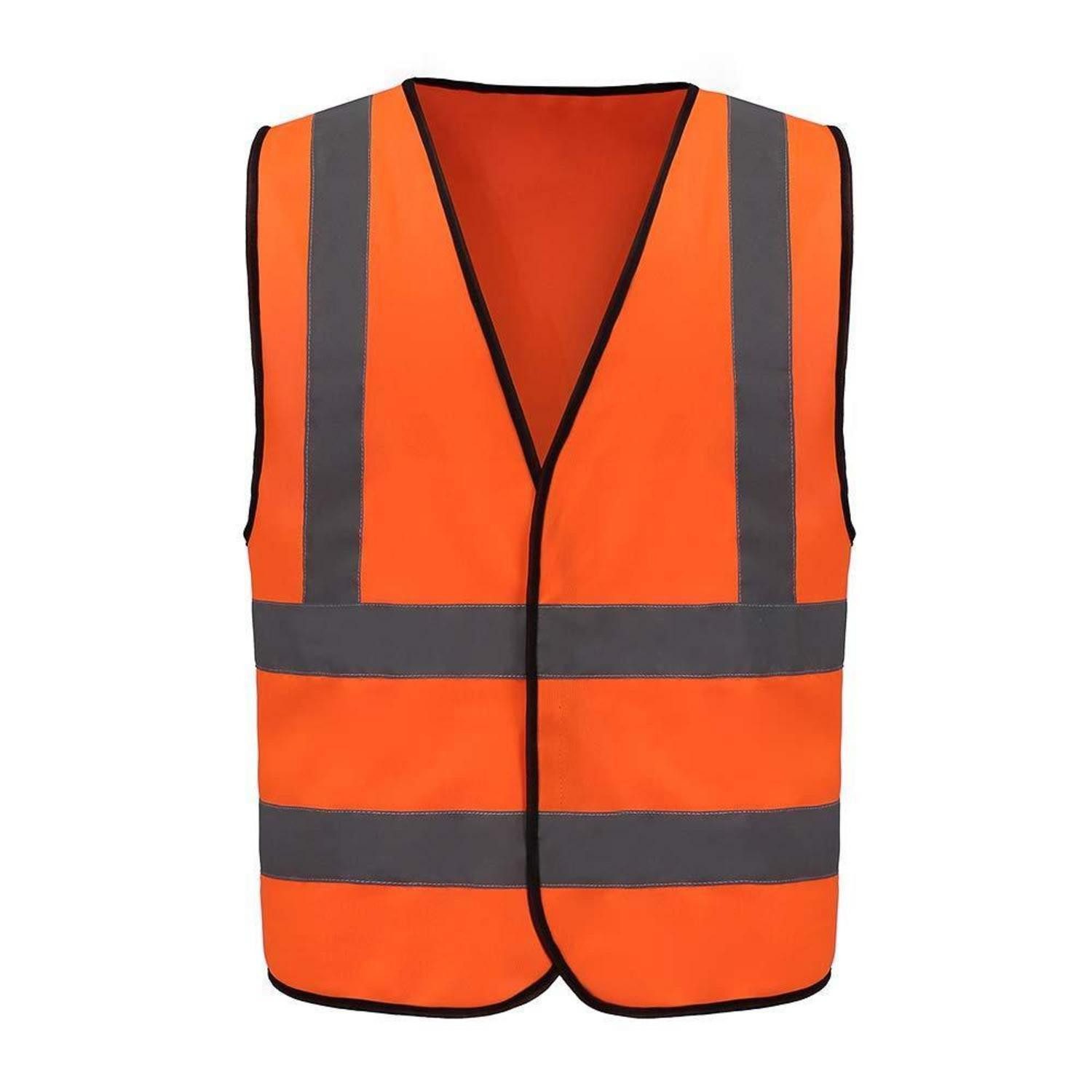 LuxusKollektion Warnweste Warnweste Reflektor Arbeitsweste orange 6XL-8XL