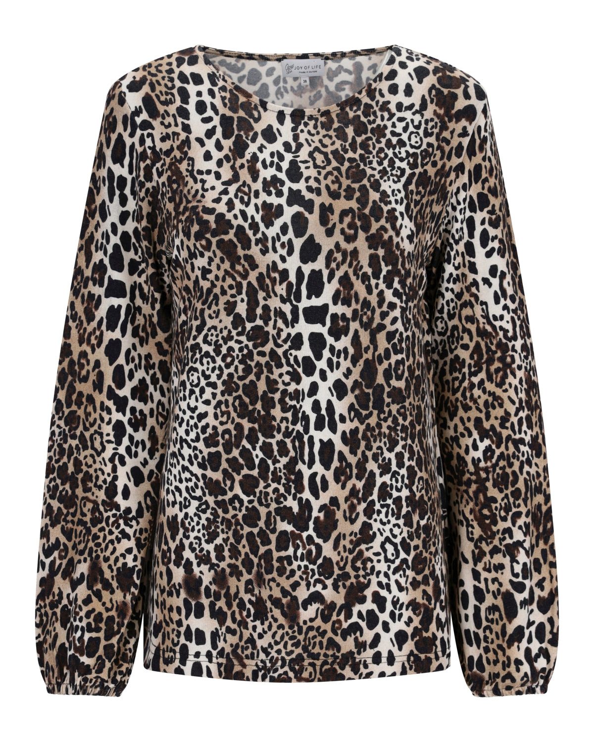 Langarmshirt Strickshirt mit Soft-Touch