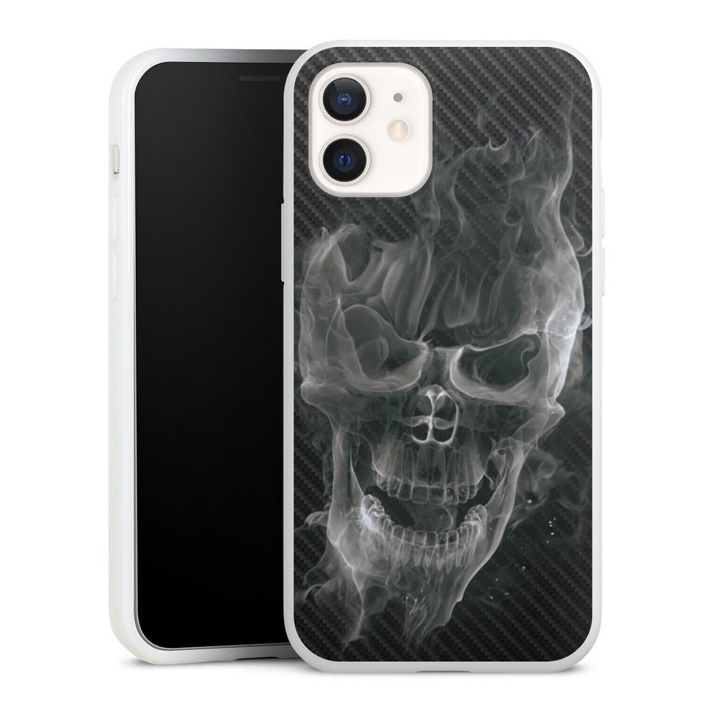 DeinDesign Handyhülle »Smoke Skull Carbon« Apple iPhone 12, Hülle Totenkopf  Schädel Carbon online kaufen | OTTO