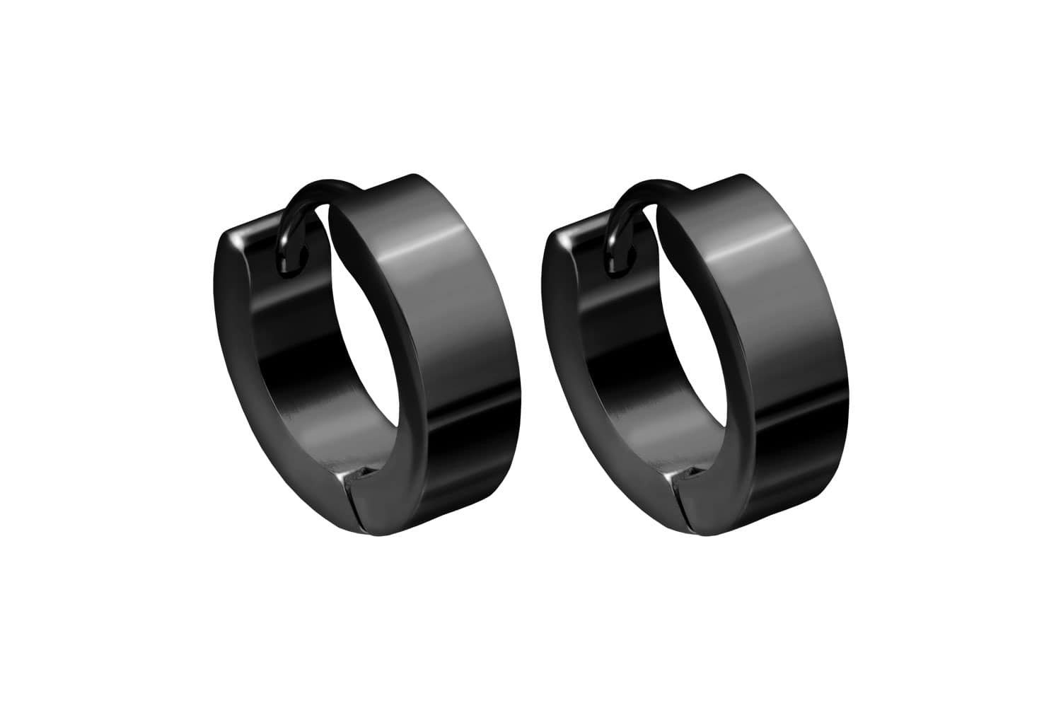 FILANGO Paar Creolen Chirurgenstahl Creolen ABGERUNDET (Creolen, 1-tlg)