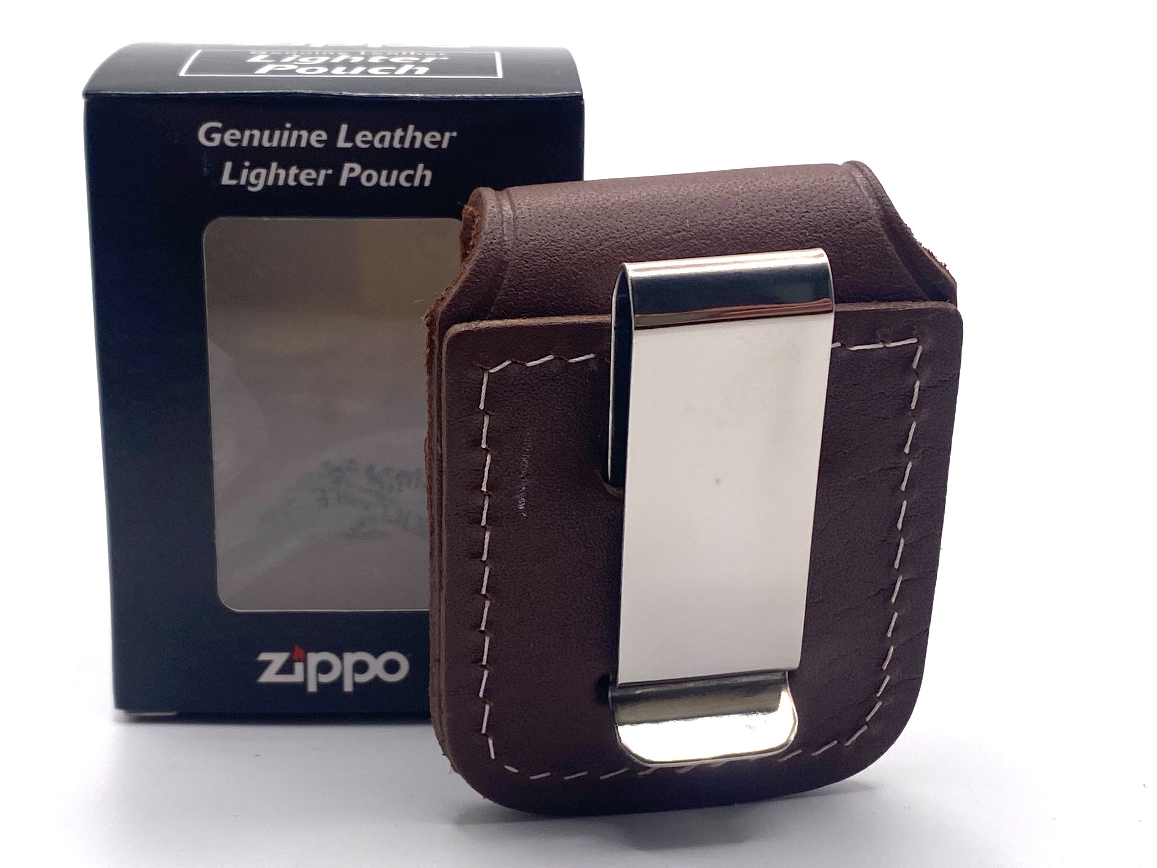 Zippo Etui Leder Tasche Echtleder Gürteltasche für Zippo Feuerzeug günstig online kaufen