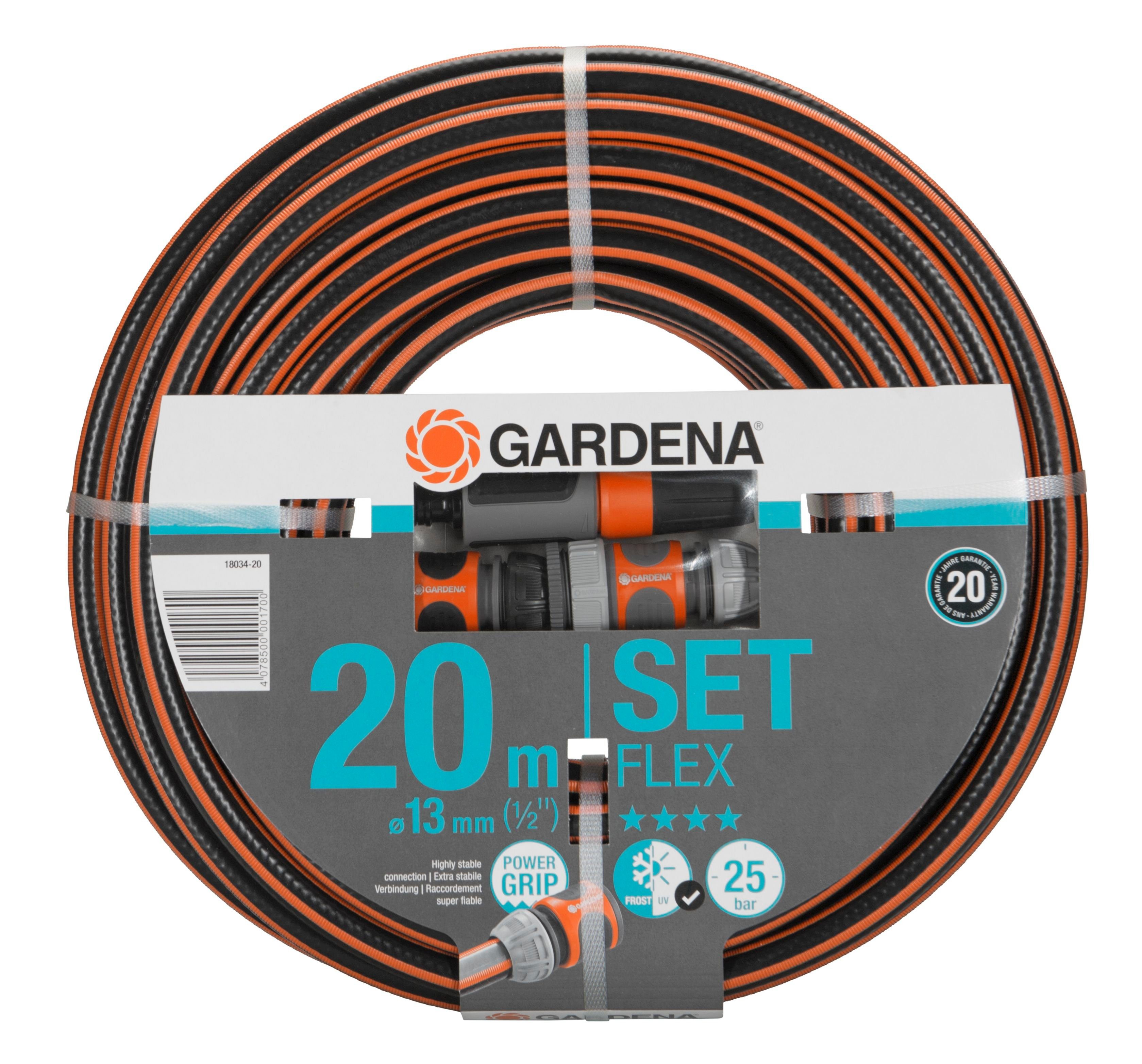 Gartenschlauch Comfort FLEX Schlauch 13 mm (1/2), 20 m mit Syste