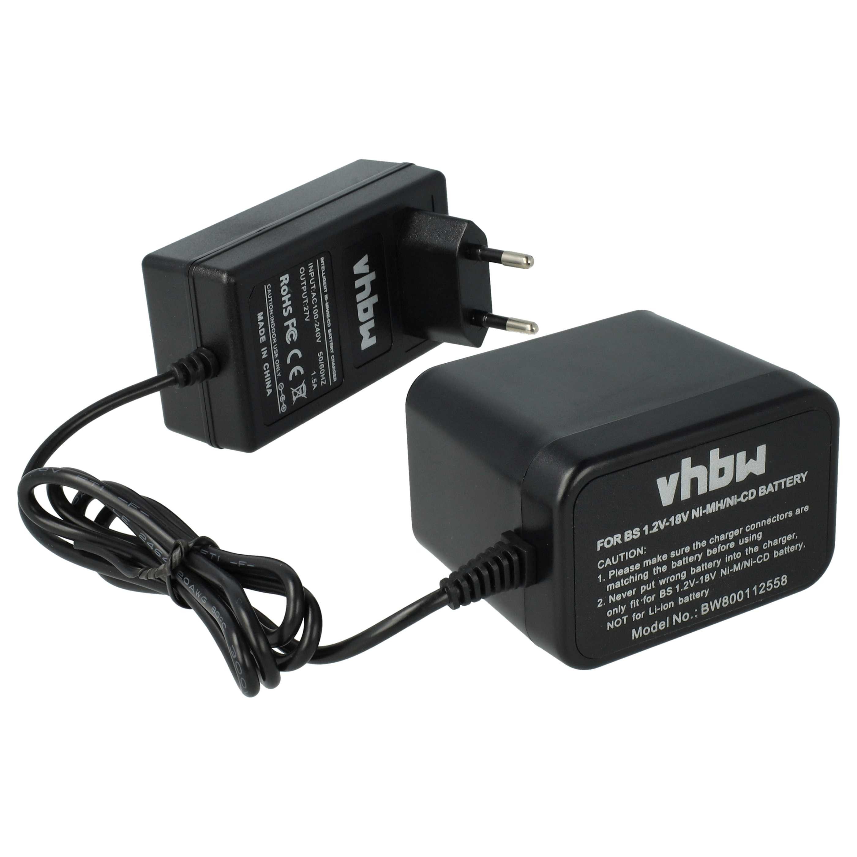 vhbw passend für Bosch PLI 14, PSB 14,4 V-i, PSB 24VE-2, PSB 12VSP-2, PSB Werkzeug-Akku-Ladetechnik